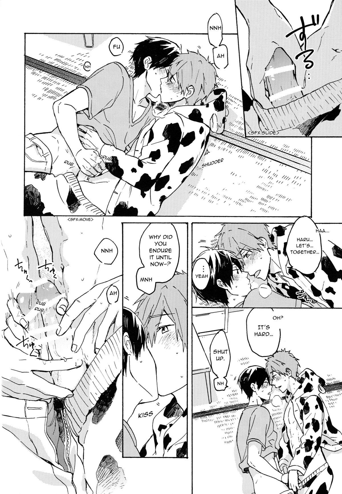 (恋愛シャチュエーション4) [Pesce Rosso (ずっき)] 七瀬くんの探究心 (Free!) [英訳]