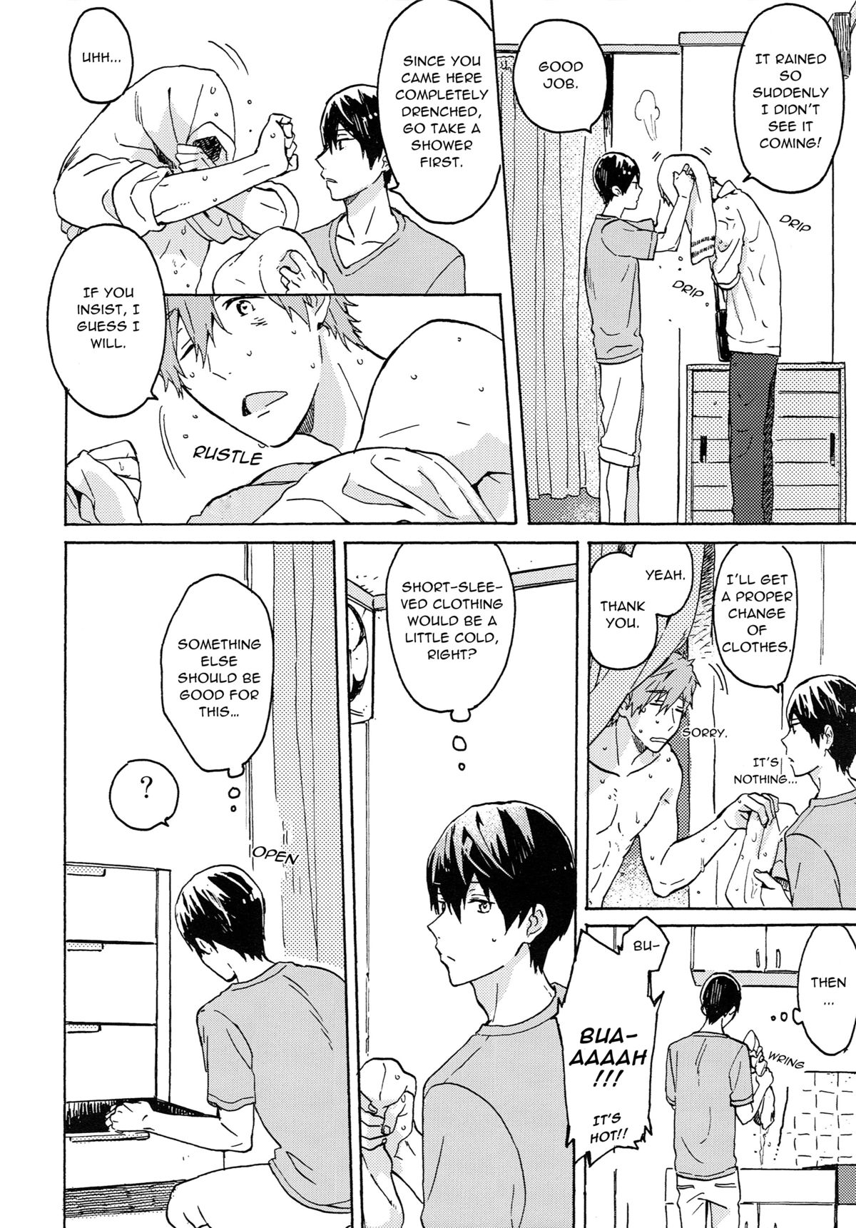 (恋愛シャチュエーション4) [Pesce Rosso (ずっき)] 七瀬くんの探究心 (Free!) [英訳]