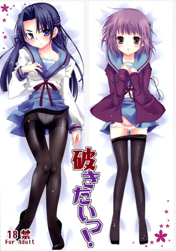 (C75) [峠桜屋 (Yukian、ずも8)] 破きたいっ！ (涼宮ハルヒの憂鬱)