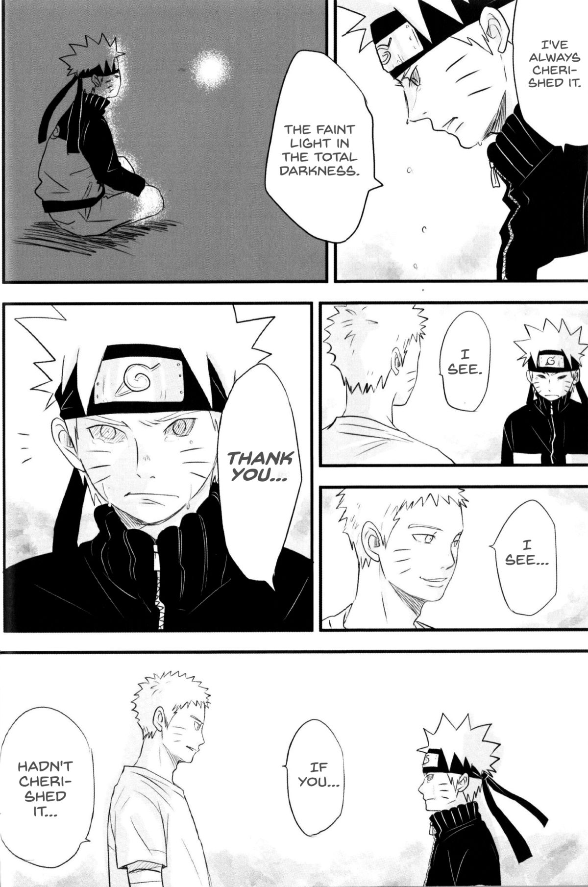 [blink (しもやけ)] innocently (NARUTO -ナルト-) [英訳]