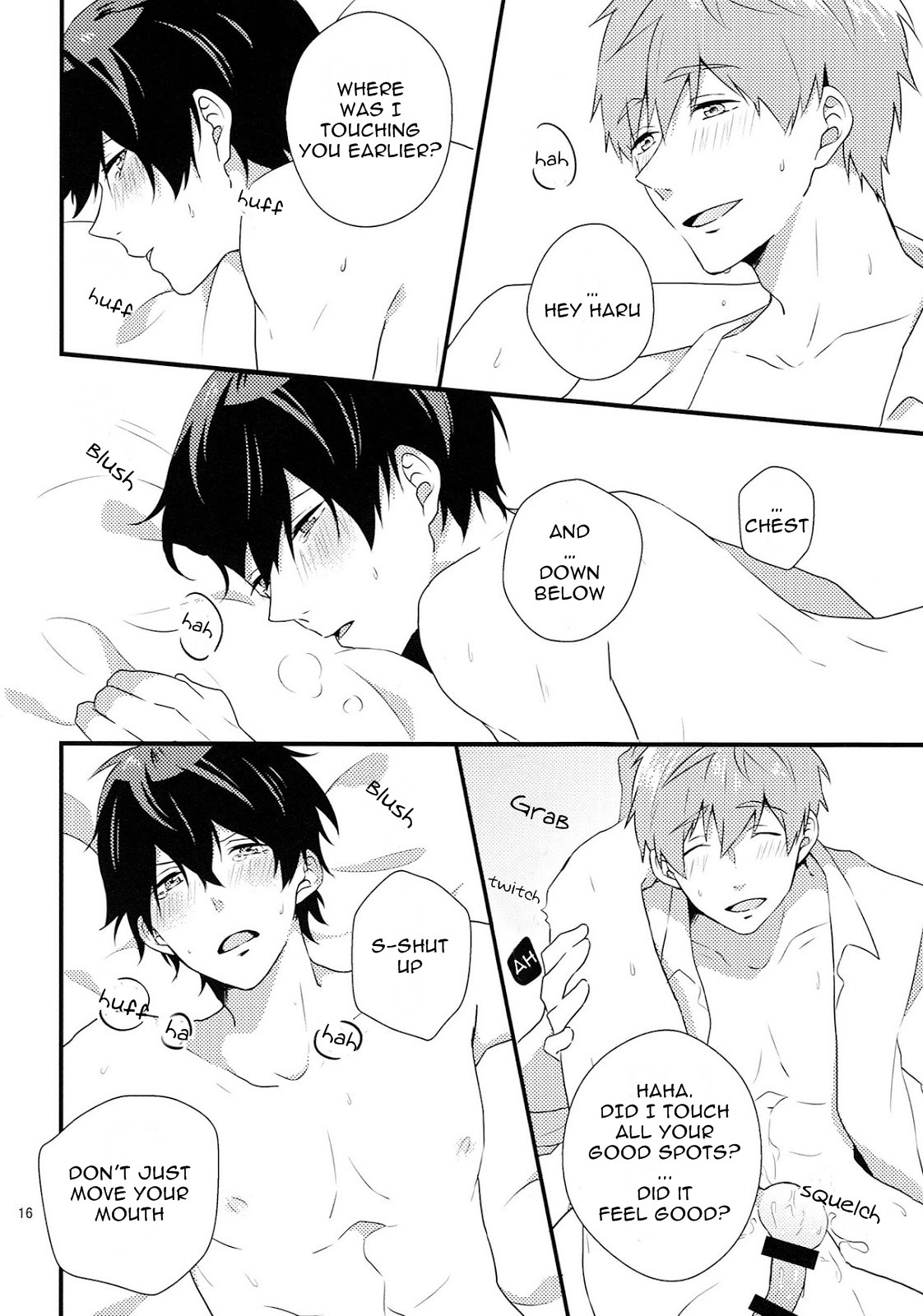 (HARUCC20) [candy-city (アメ)] そんなに××しないで (Free!) [英訳]