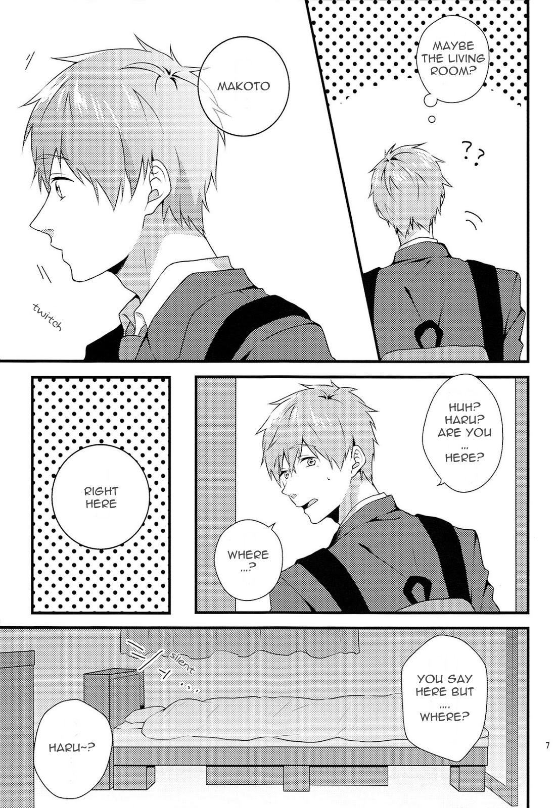 (HARUCC20) [candy-city (アメ)] そんなに××しないで (Free!) [英訳]