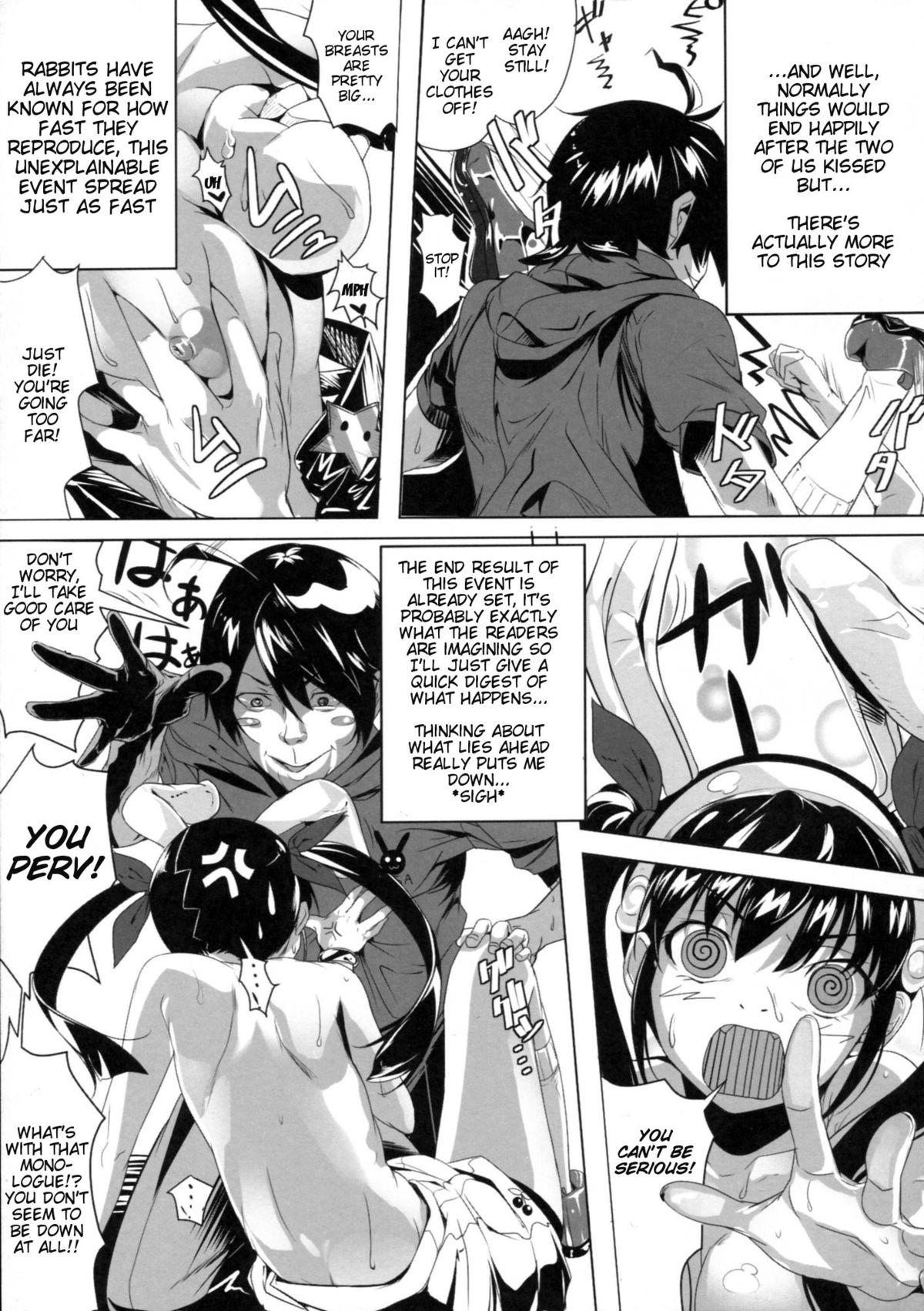 (C83) [関西漁業協同組合 (丸新)] 兎物語 (化物語) [英訳]