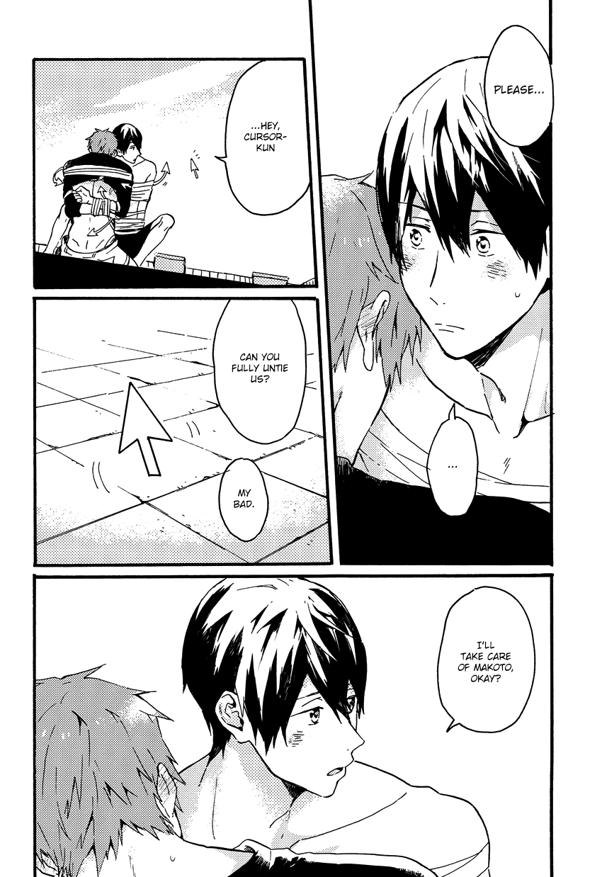 (恋愛シャチュエーション) [Pesce Rosso (ずっき)] やじるしくんより、 (Free!) [英訳]