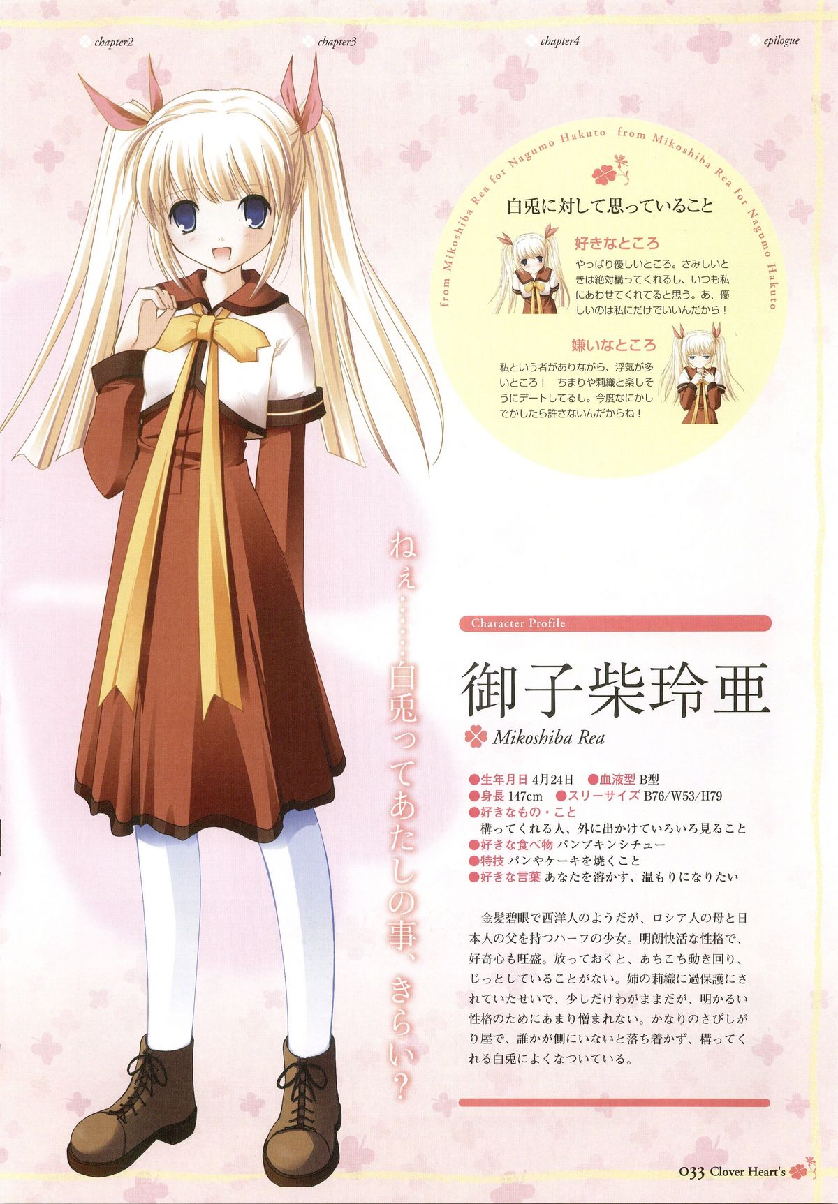 Clover Heart's ビジュアルファンブック
