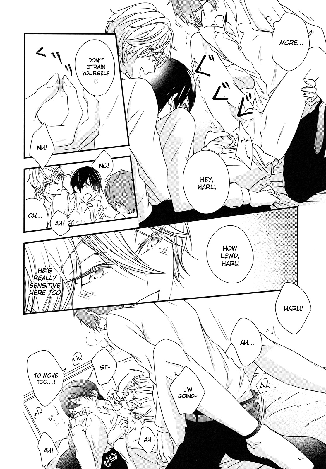 (C87) [B-LUSH (カウカウ)] トライアングル・ファンクション ver.DT (Free!) [英訳]