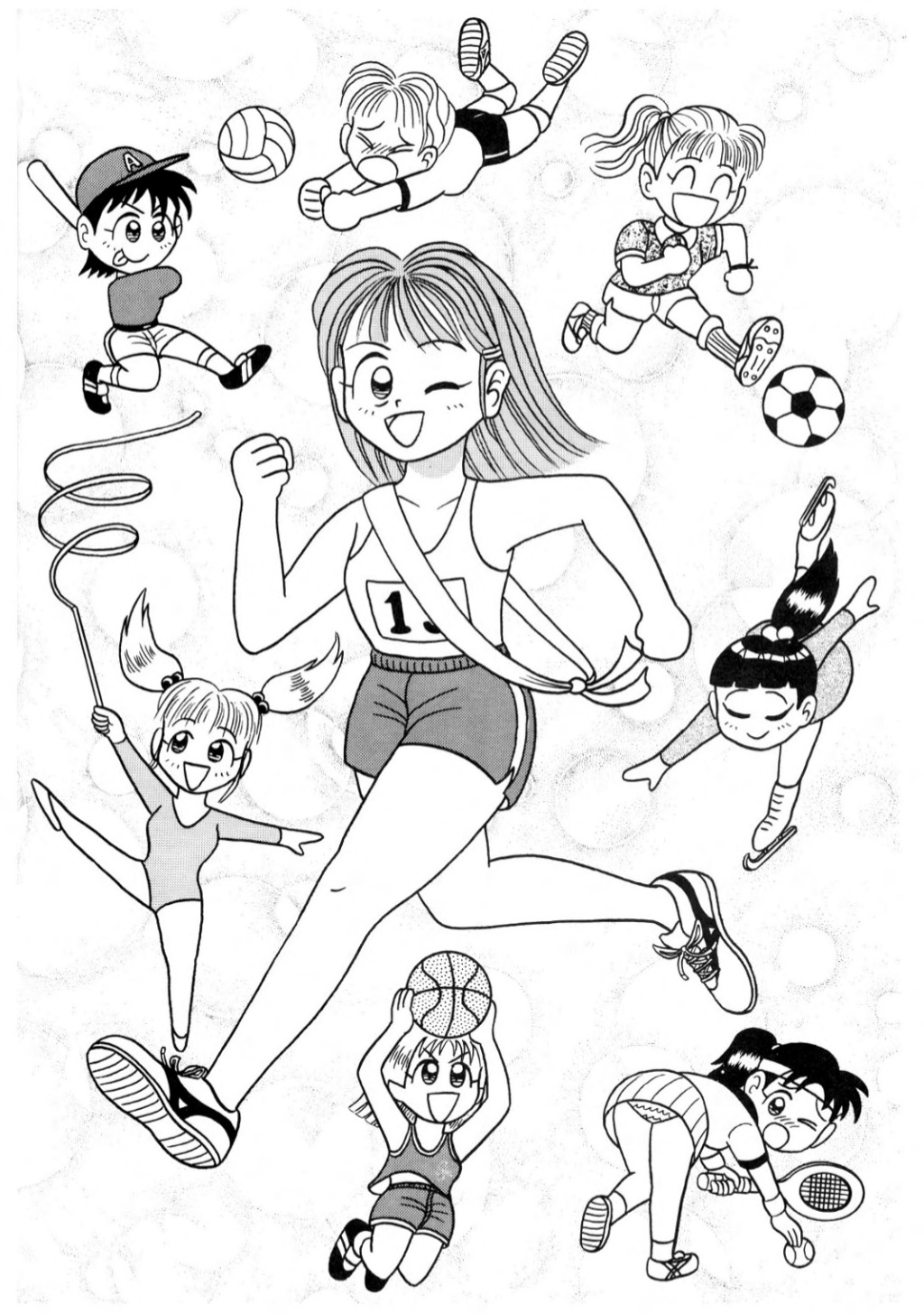 林光-女性のマンガキャラクターを描くためのテクニック