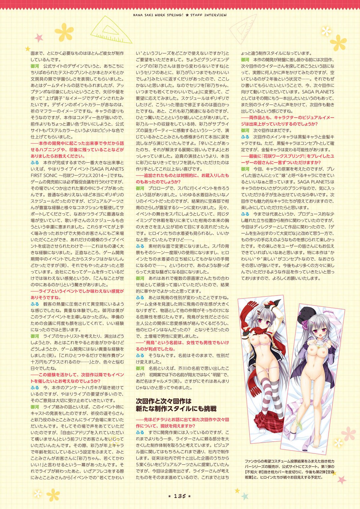 [サガプラネッツ] 花咲ワークスプリング! ビジュアルファンブック