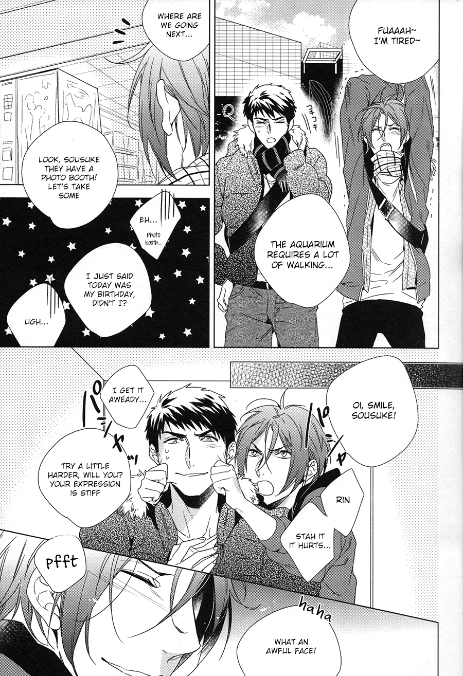 (恋愛ジョーズ4) [URO (あまま)] 2月2日のふたり (Free!) [英訳]