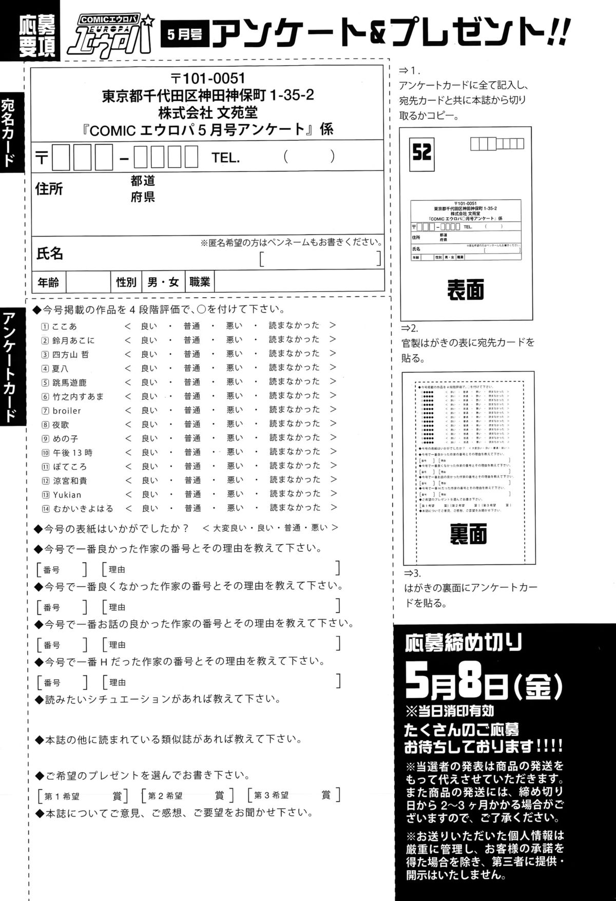 COMIC エウロパ 2015年5月号