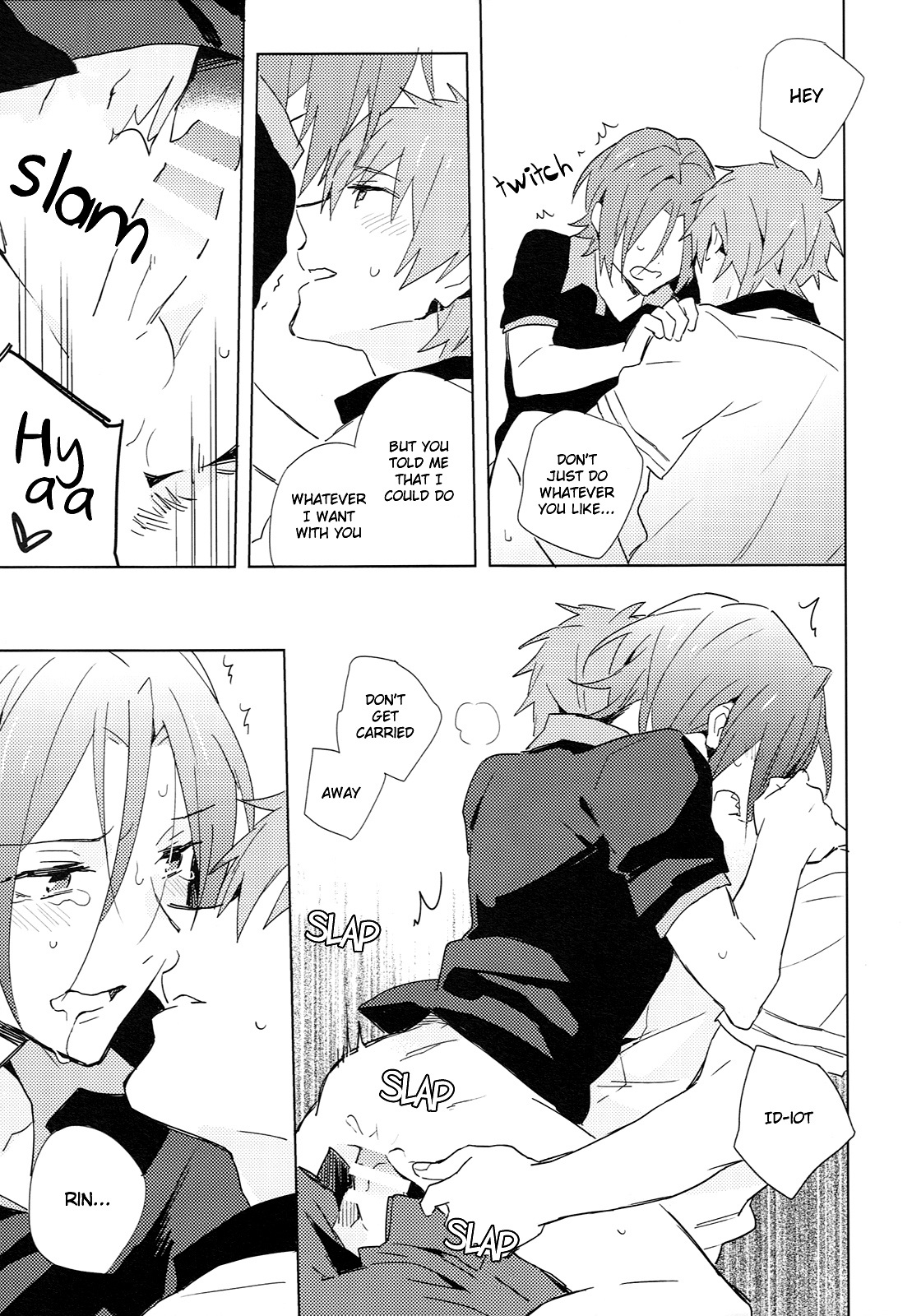 (C86) [esmeralda (ミツキ)] Fuckin' my pussy (Free!) [英訳]
