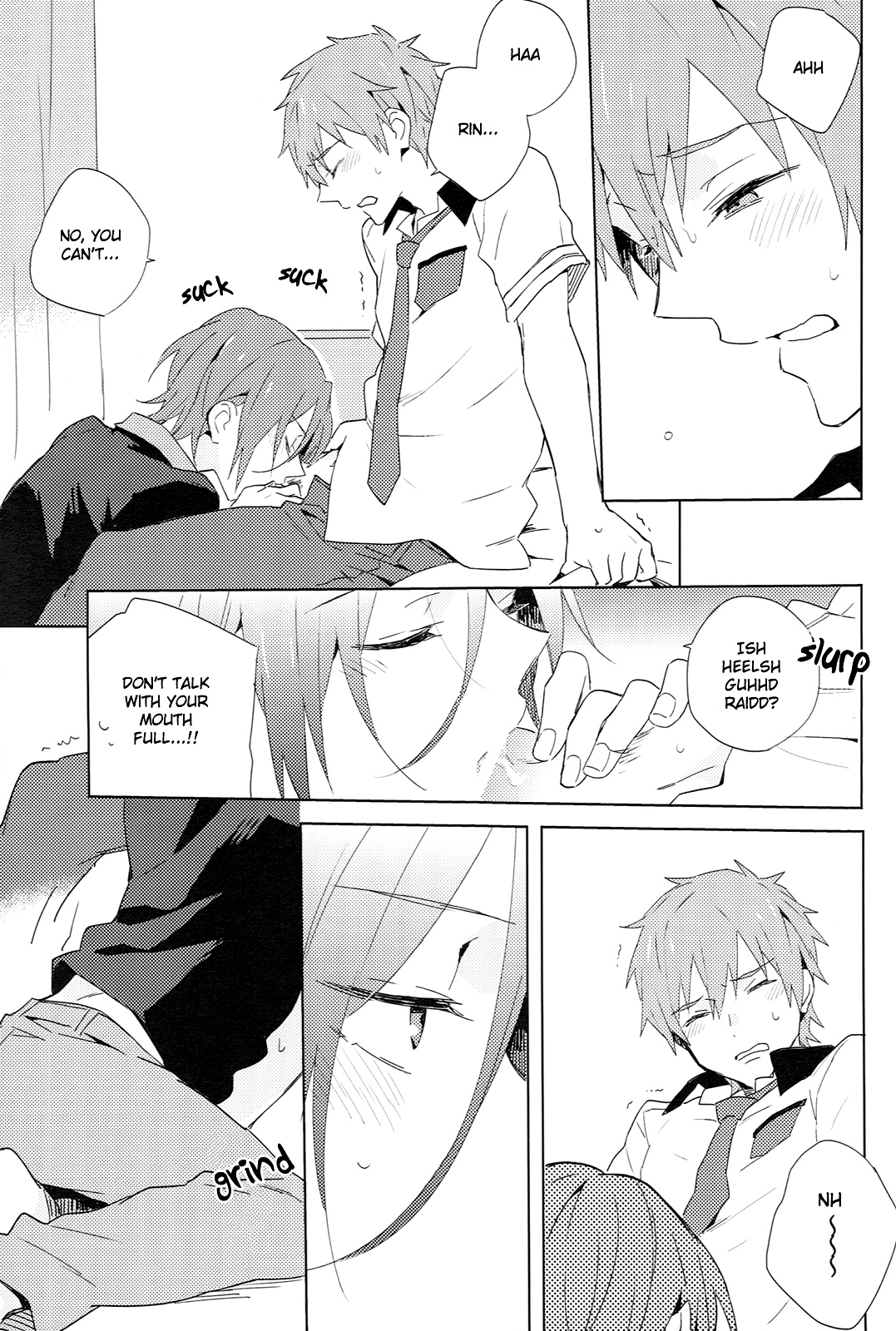 (C86) [esmeralda (ミツキ)] Fuckin' my pussy (Free!) [英訳]