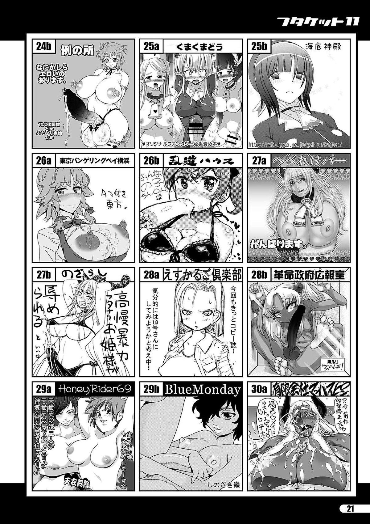 「ふたけっと11」PDF版カタログ