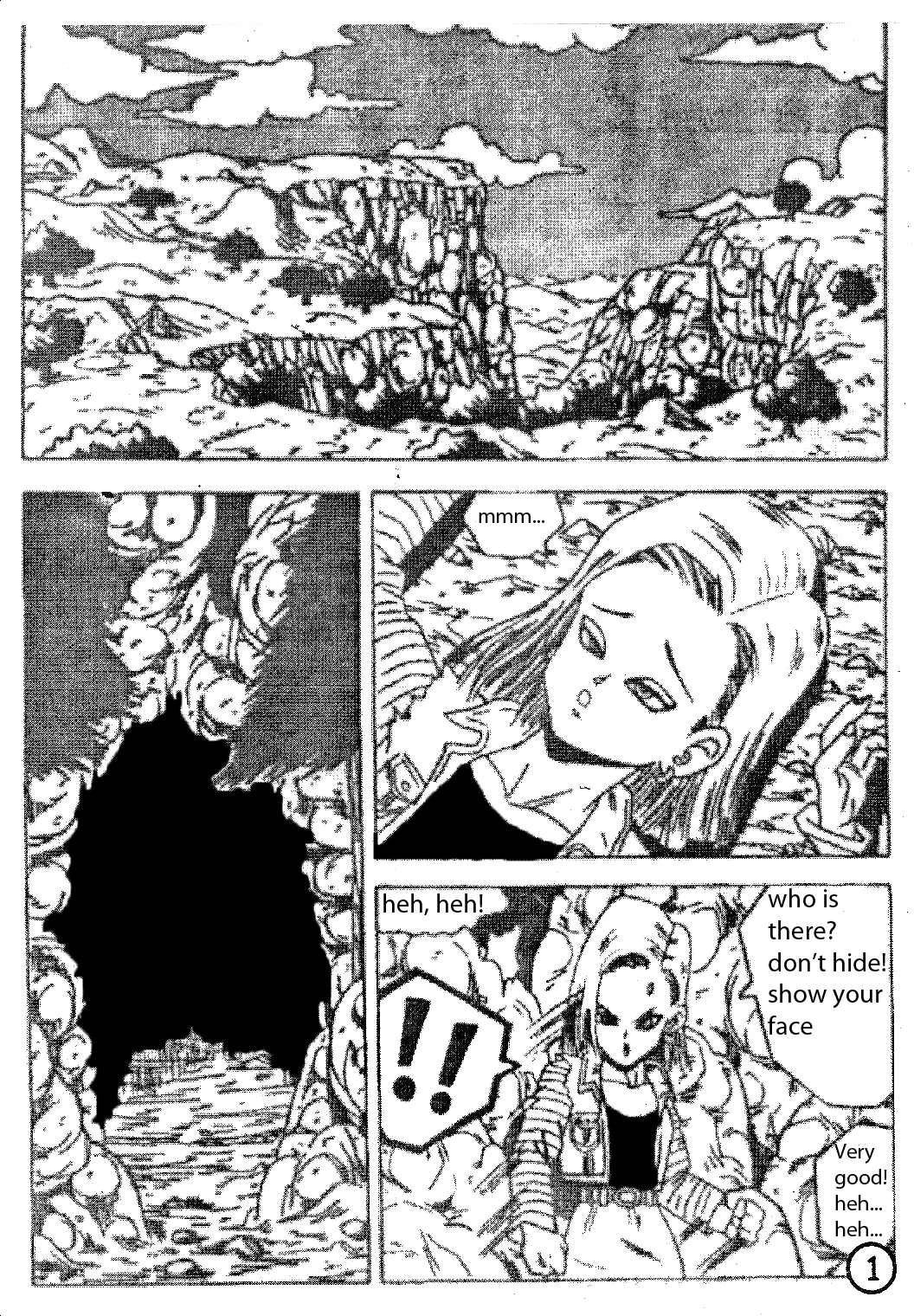 トランクスと人造人間18号[ドラゴンボール] [英語]