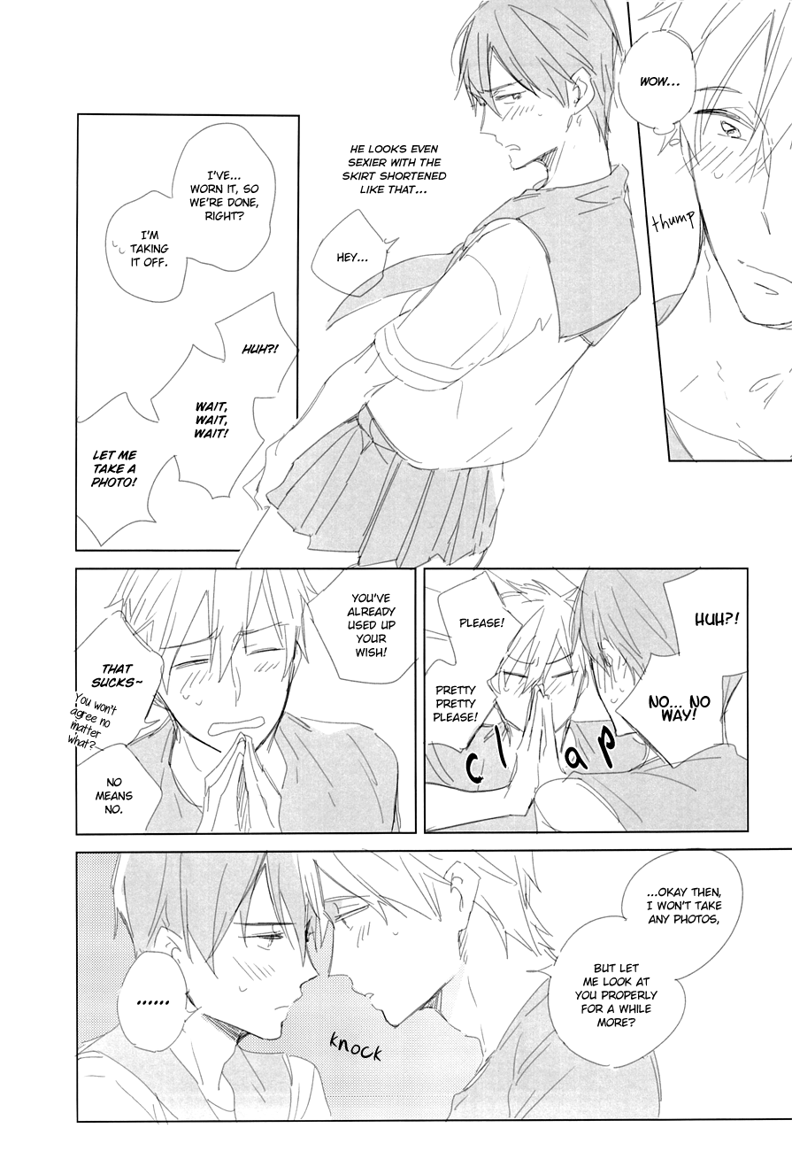 (SUPER23) [licca (かしま)] Don't undress my sailor (Free!) [英訳]