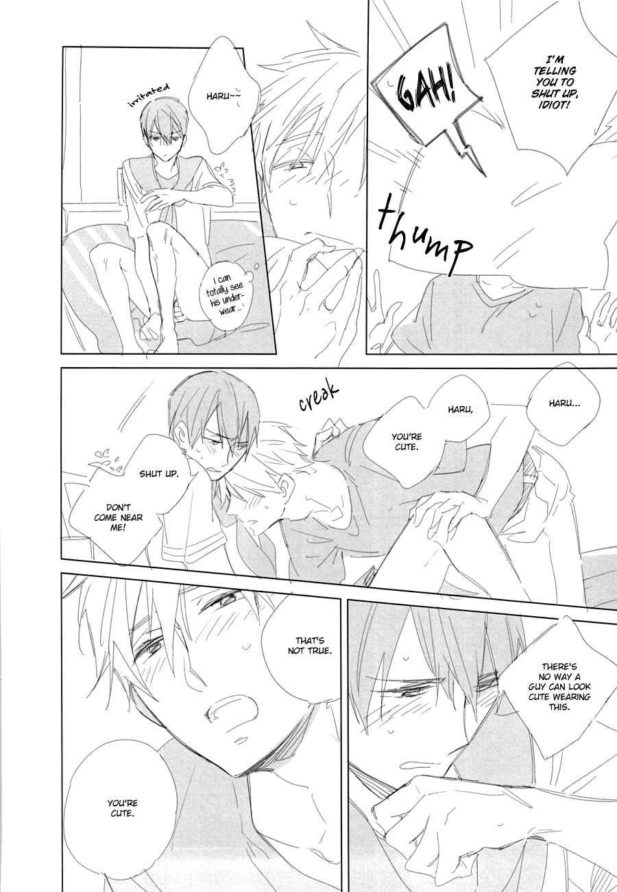 (SUPER23) [licca (かしま)] Don't undress my sailor (Free!) [英訳]