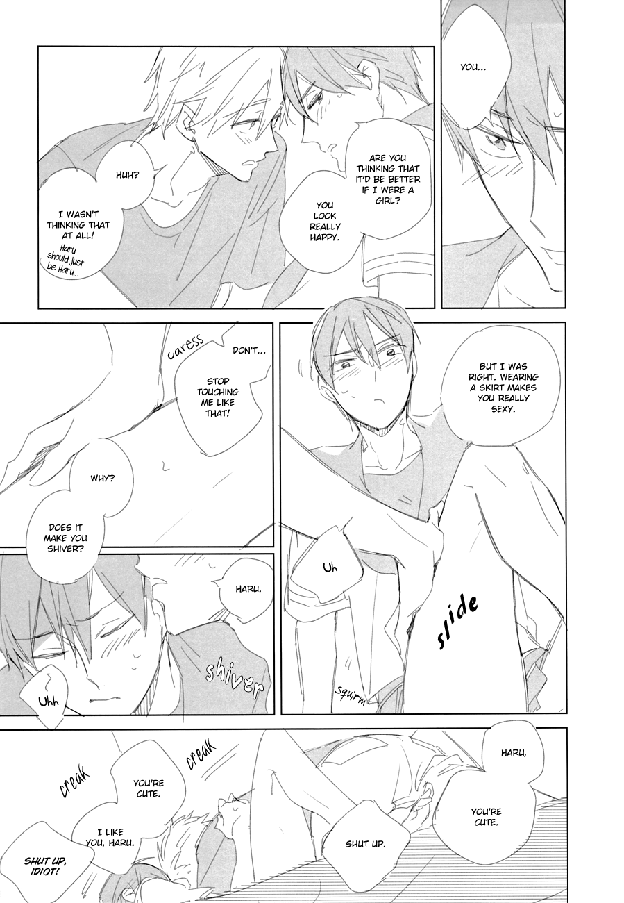 (SUPER23) [licca (かしま)] Don't undress my sailor (Free!) [英訳]