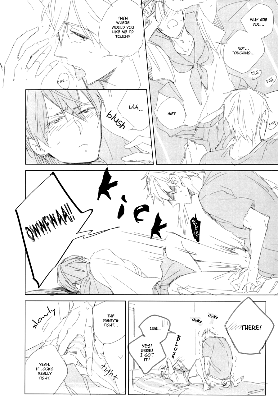 (SUPER23) [licca (かしま)] Don't undress my sailor (Free!) [英訳]