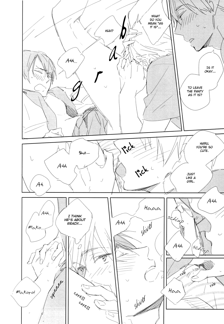 (SUPER23) [licca (かしま)] Don't undress my sailor (Free!) [英訳]