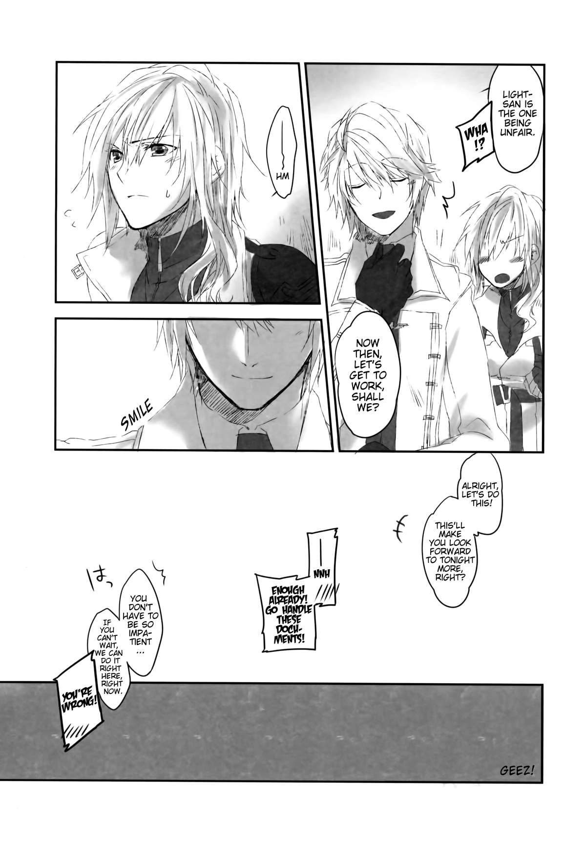 [CassiS (りおこ)] Because of You (ファイナルファンタジー XIII-2) [英訳]