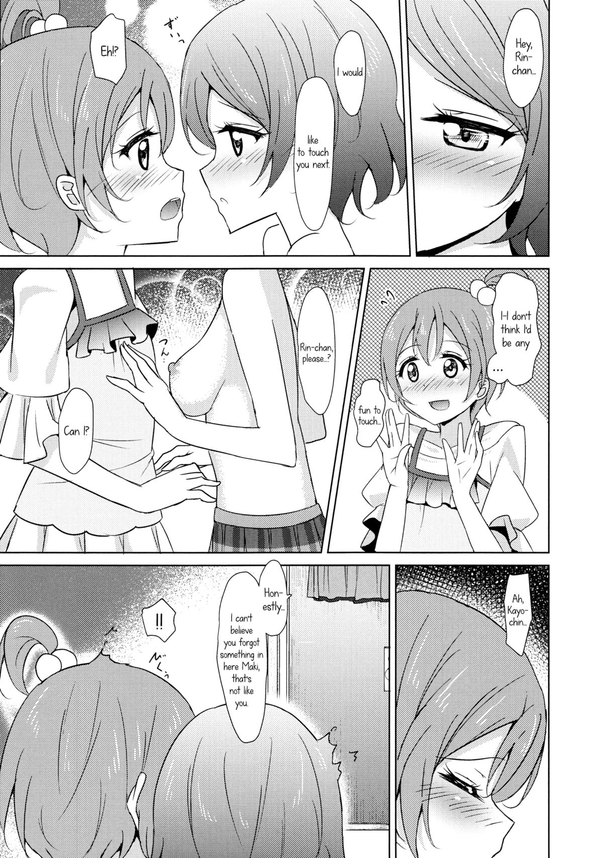 (C86) [かろやかステップ (ふぺ)] Rin-Pana Sensation! (ラブライブ!) [英訳]