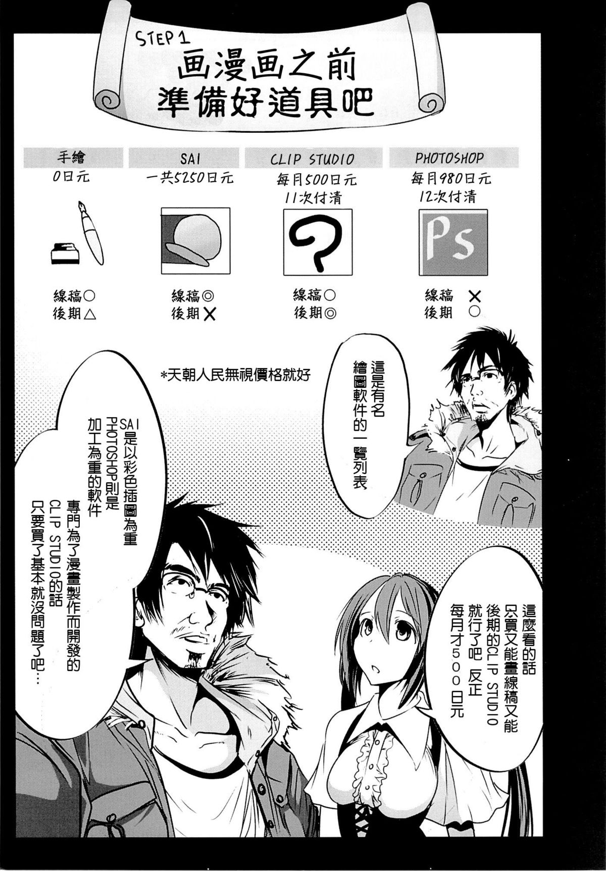 (C87) [木星在住 (木星在住)] Hな同人誌の描き方 [中国翻訳]