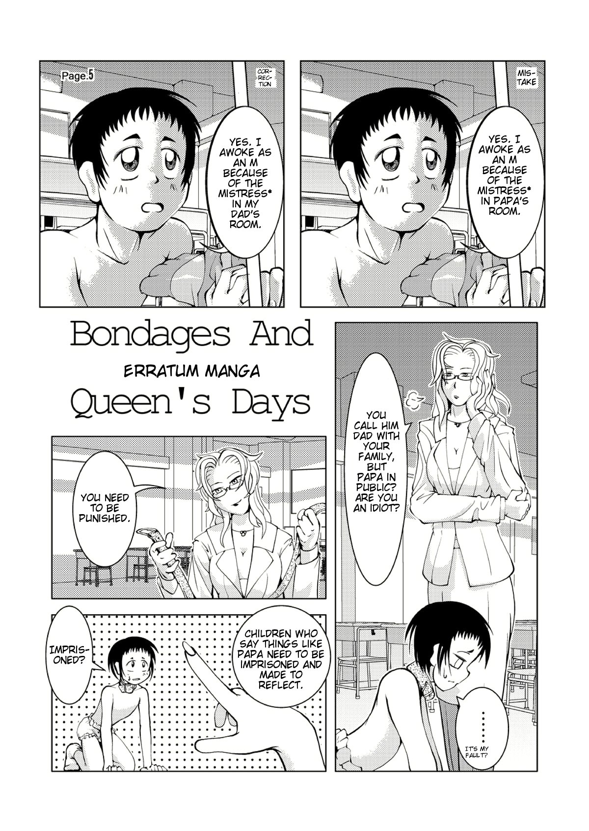[B.C.A.] Bondages and Queen's Days [英訳]