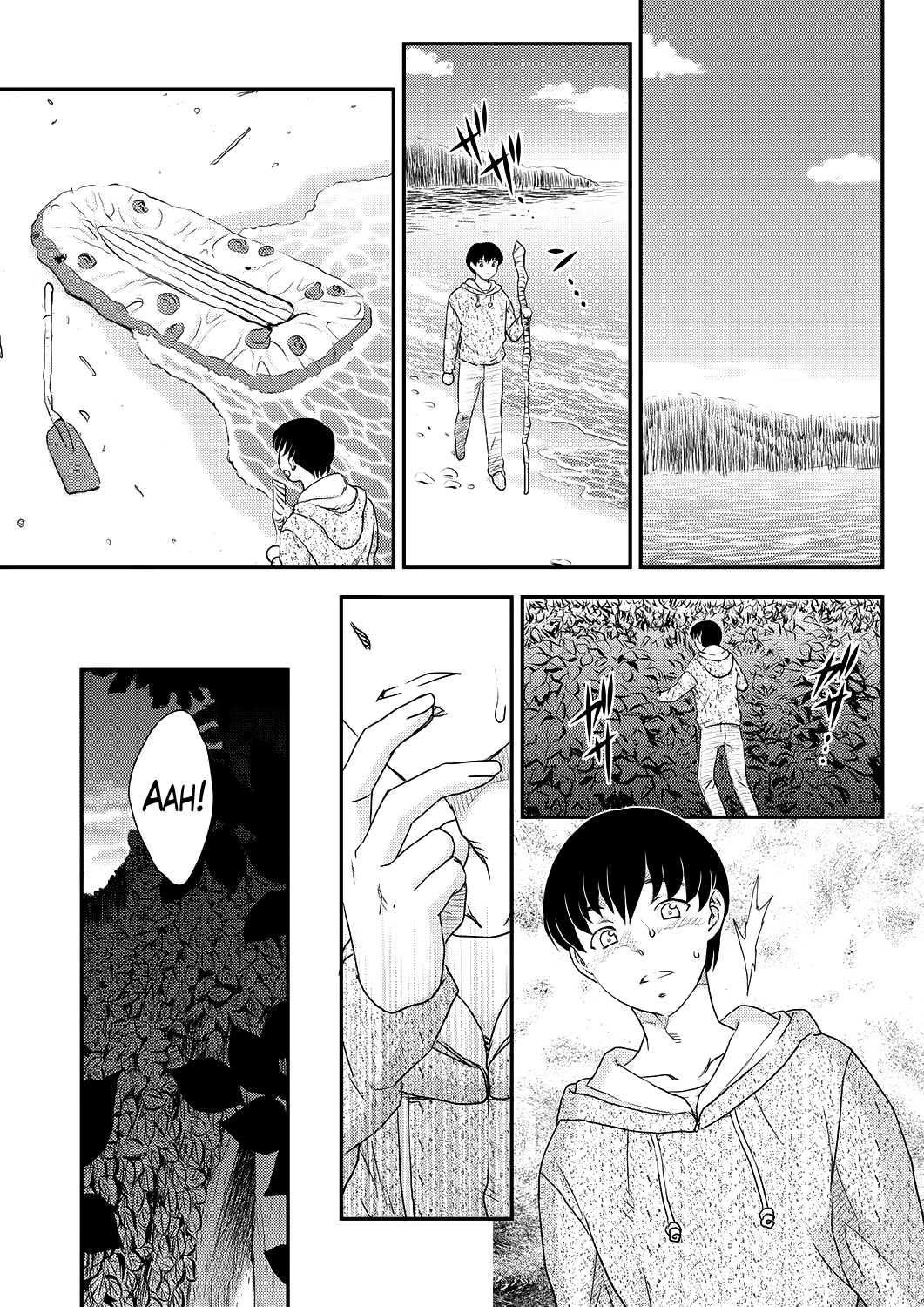 [飛龍乱] 孤島にて 第1-3話 [英訳]