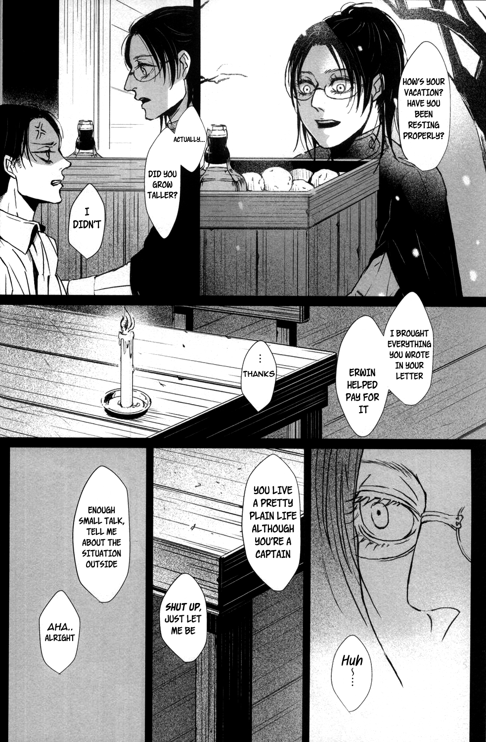 (HARUCC19) [賊軍ポルノ (犬本)] デブリーフィング (進撃の巨人) [英訳]