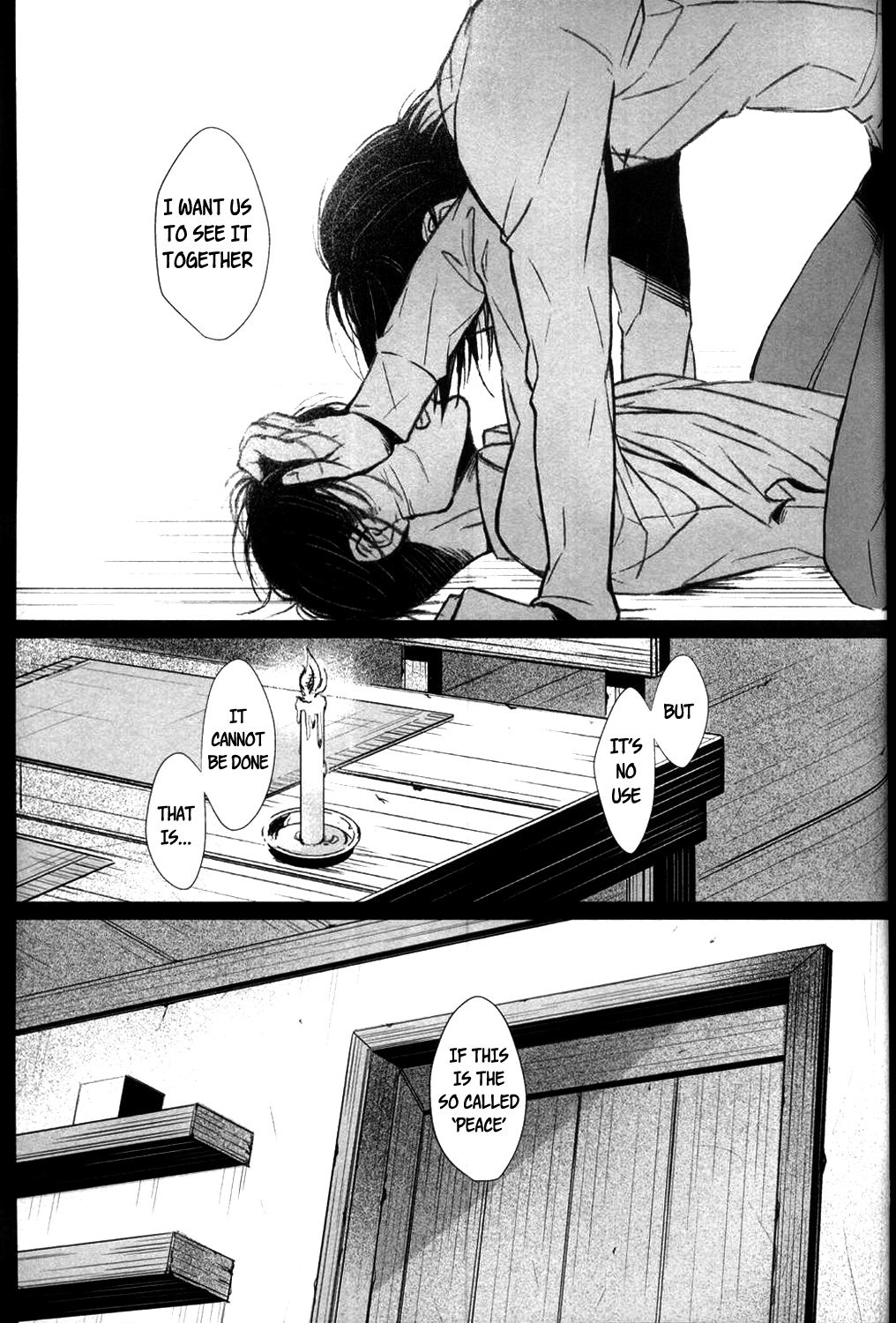(HARUCC19) [賊軍ポルノ (犬本)] デブリーフィング (進撃の巨人) [英訳]