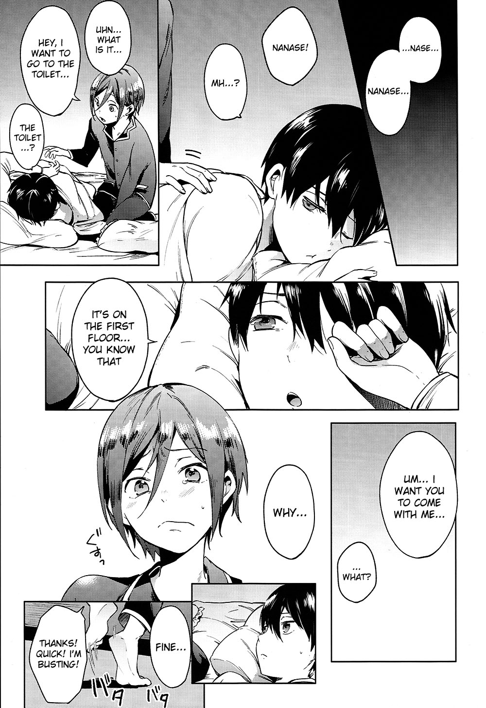 (恋愛ジョーズ2) [あめりかん☆ろっく (コタロー)] しーしー凛ちゃん (Free!) [英訳]