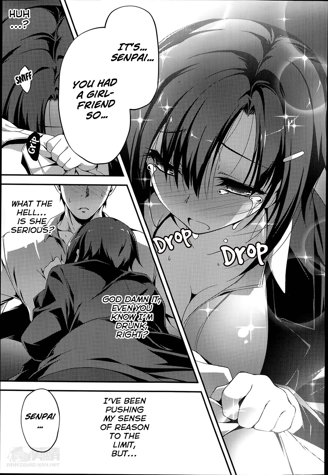 [きくらげ] 先輩と片瀬さん (COMIC アンスリウム 013 2014年5月号) [英訳]