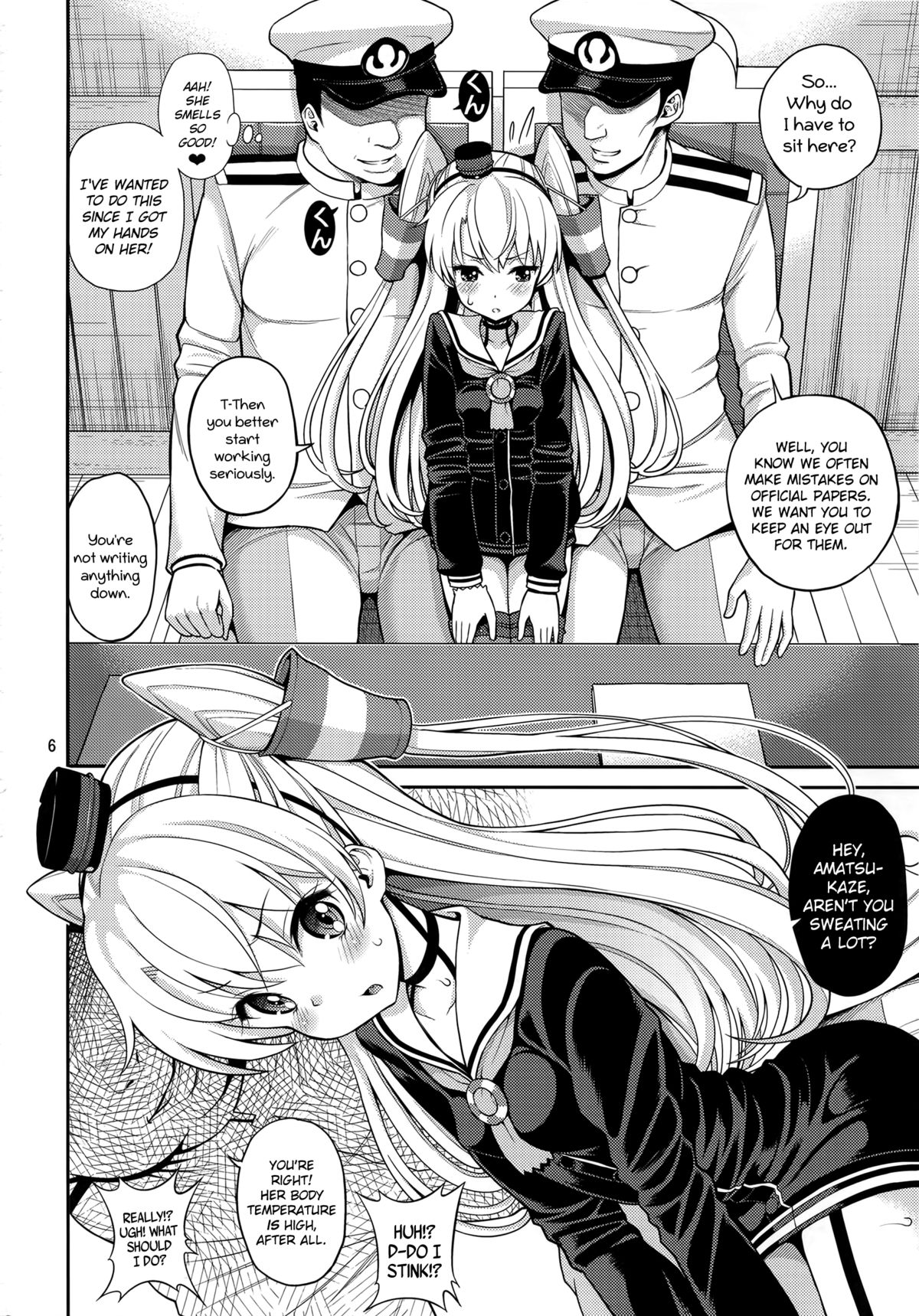 (C86) [ぽぽちち (八尋ぽち)] 天津風ちゃん汗っかき (艦隊これくしょん -艦これ-) [英訳]