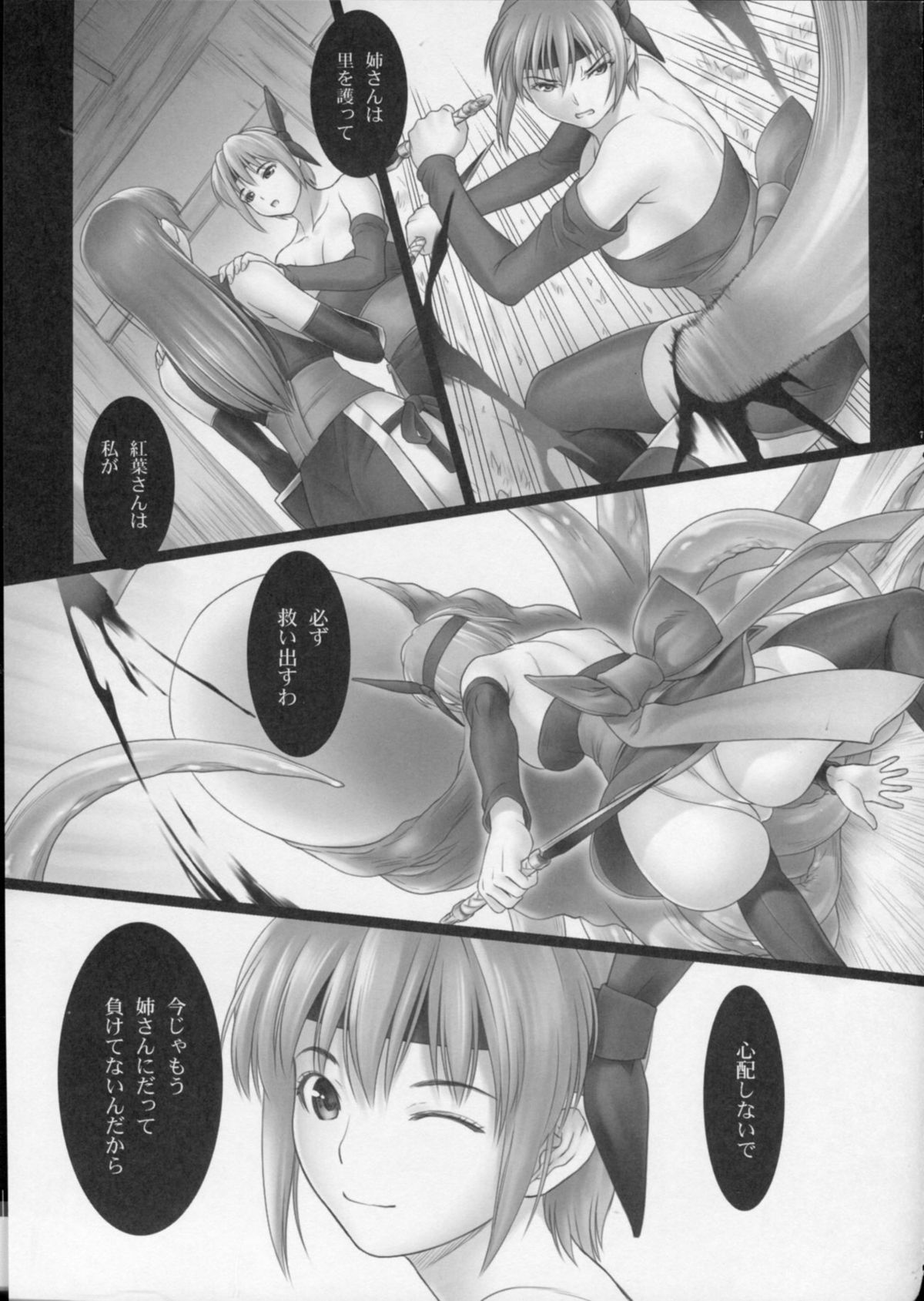 (C86) [へらぶな (いるまかみり)] 討姫伝 巻之参 (デッドオアアライブ)