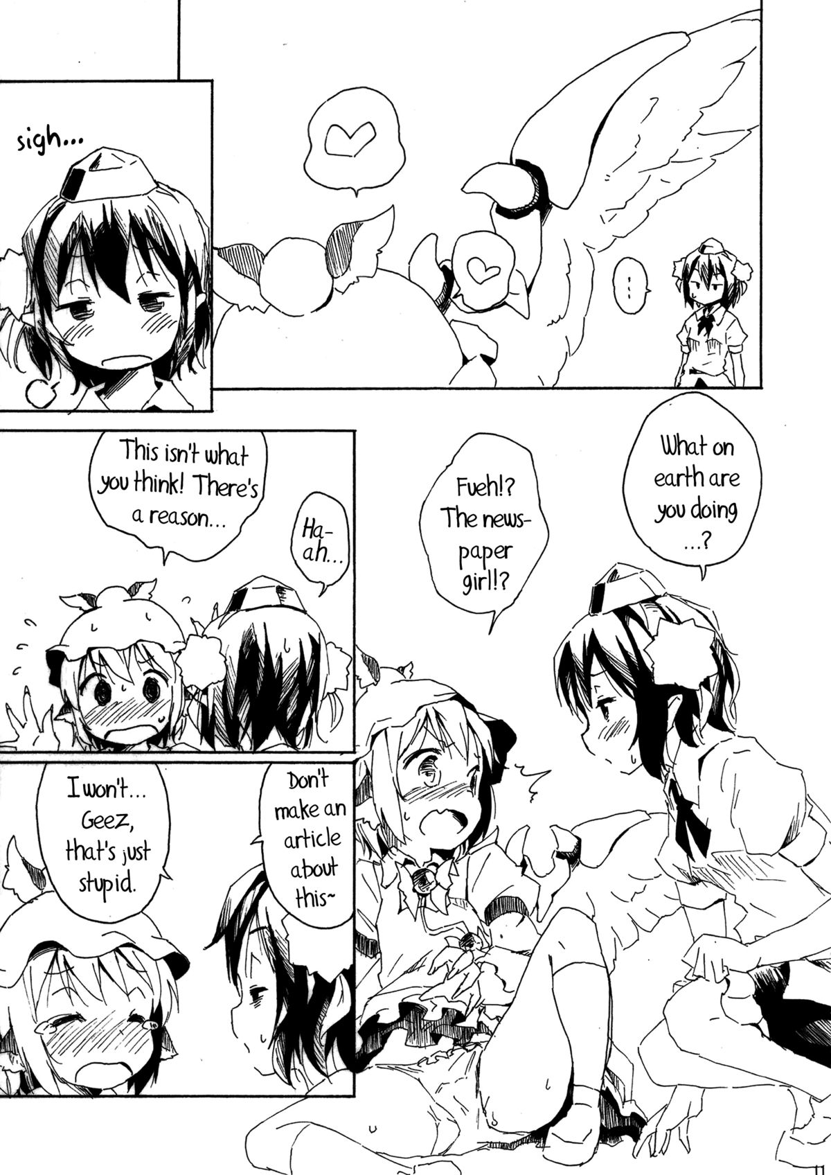 (C80) [Animal Passion (茹でピー)] 爪切雀 (東方project) [英訳]