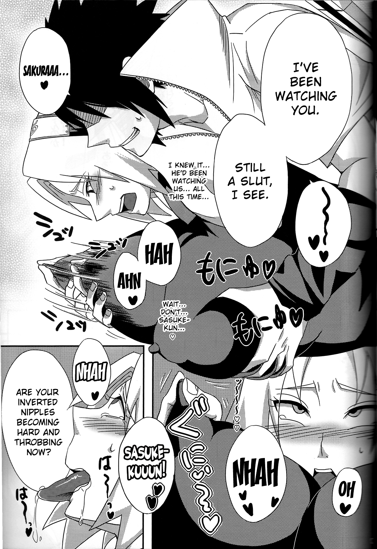 (CC大阪94) [ぷっちゅ (越川リューカ, ムラタ。, 砂原渉)] さくらんぼ (NARUTO -ナルト-) [英訳]