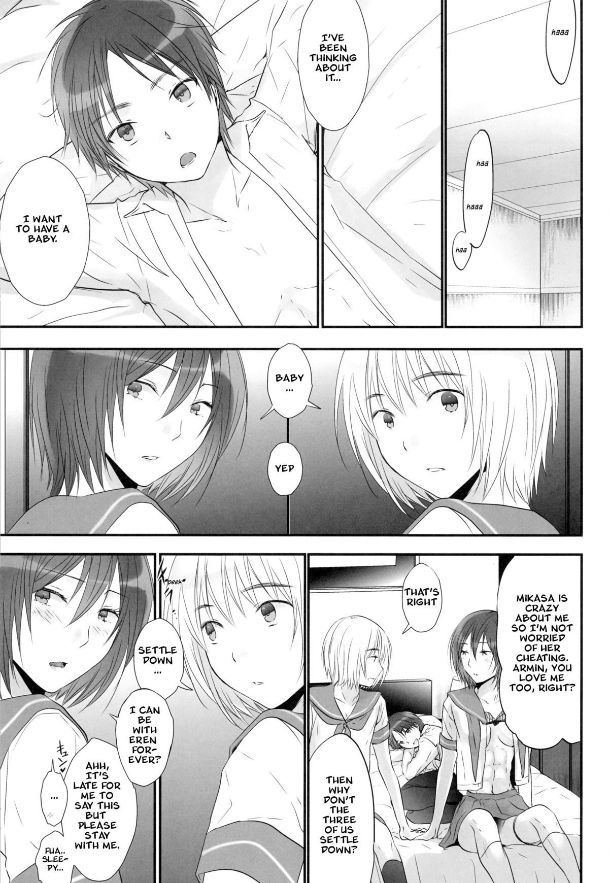 [orz (3u)] 3P (進撃の巨人) [英訳] [DL版]
