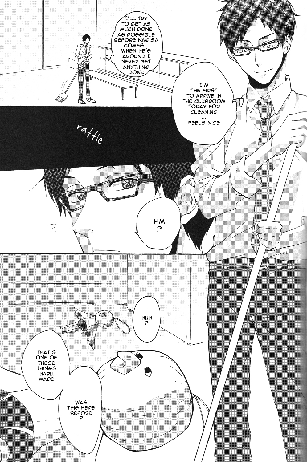 (C85) [エレクトロックス (クリヤ)] 振り返れば岩鳶ちゃん (Free!) [英訳]