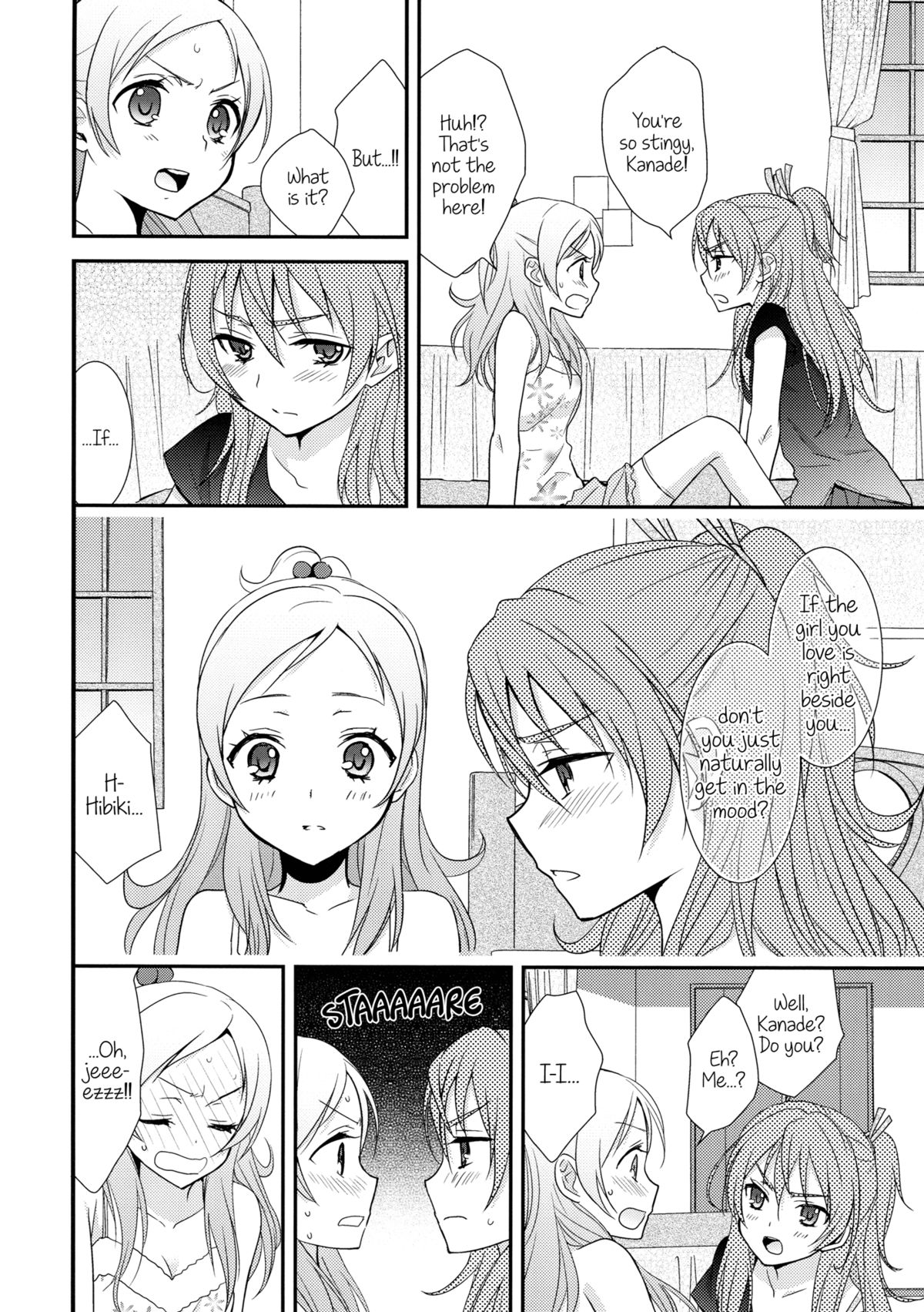 (C84) [よろず (よろず)] ゆりきゅあ!! (スイートプリキュア♪、スマイルプリキュア!、ドキドキ!プリキュア) [英訳] [ページ欠落]
