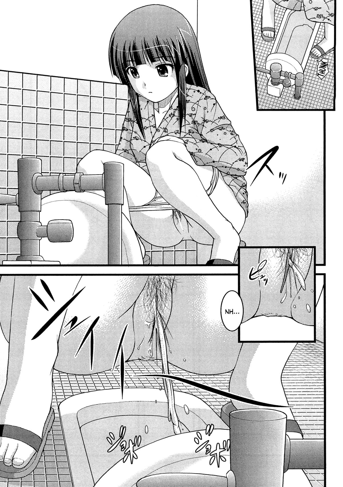 [さとみひでふみ] ミステリーはトイレの中で (覗いてはいけない 7 - 章4} [英訳]