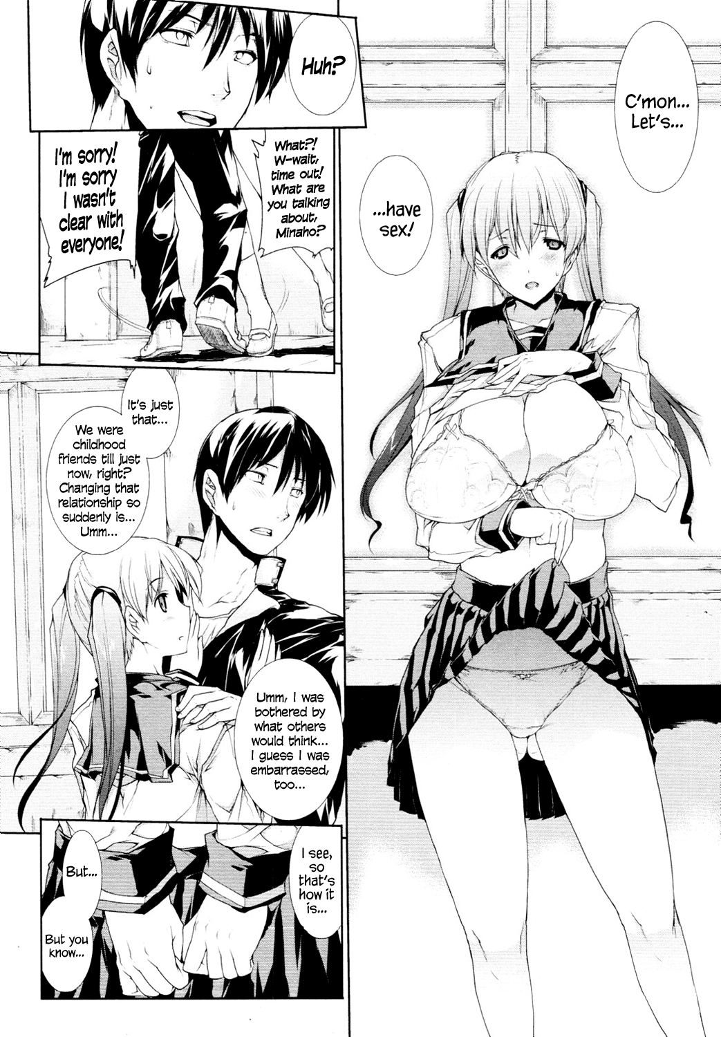 [エレクトさわる] セーラーおっぱい! (COMIC 天魔 2010年6月号) [英訳] [無修正]