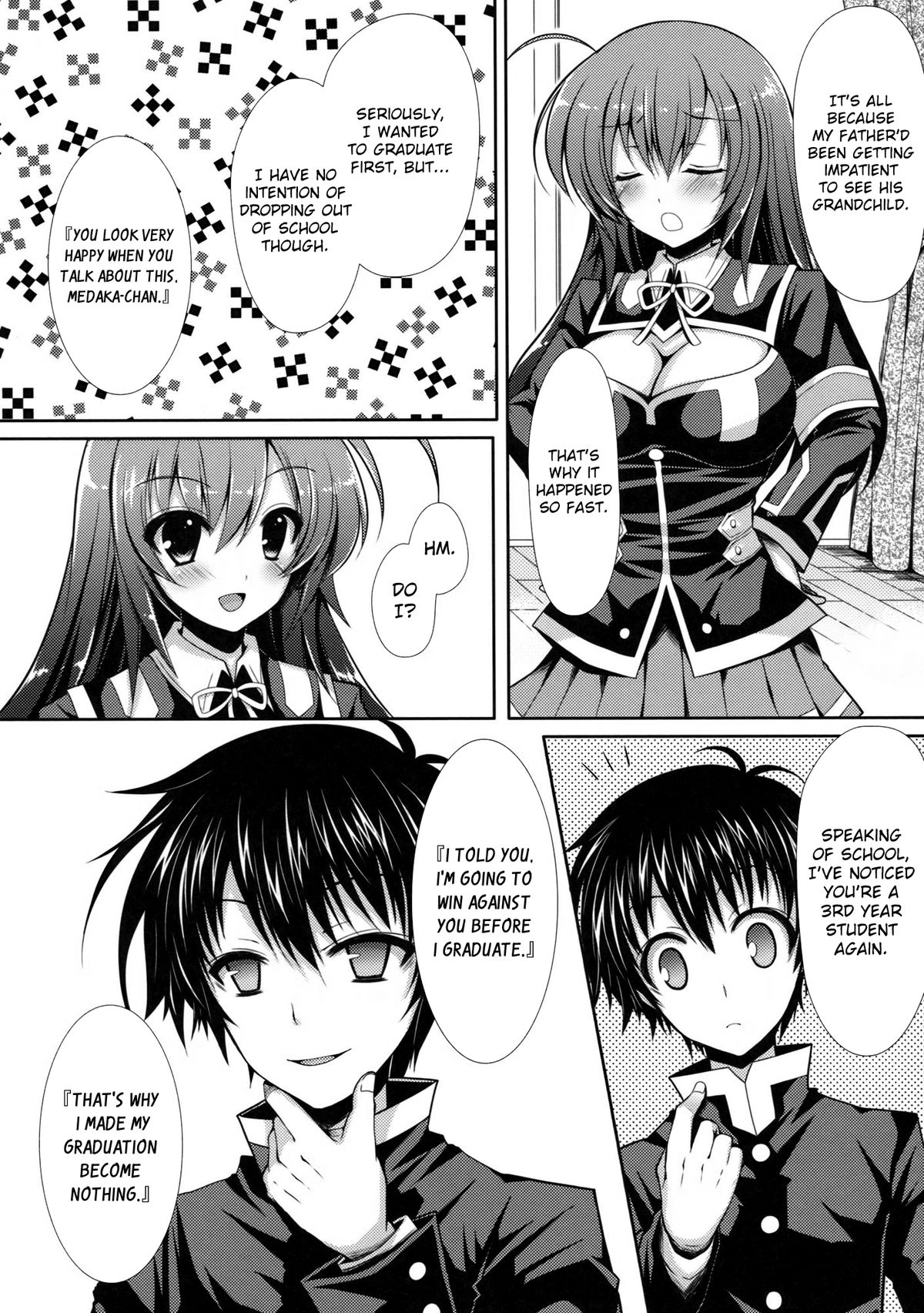 (C83) [Sugar＊Berry＊Syrup (クロエ)] 新婚めだかちゃんが球磨川君にNTRれる本 (めだかボックス) [英訳]