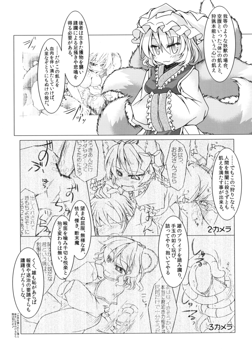 (例大祭9) [とびひざげり (むむむ)] 狩りの尾時間 (東方Project)