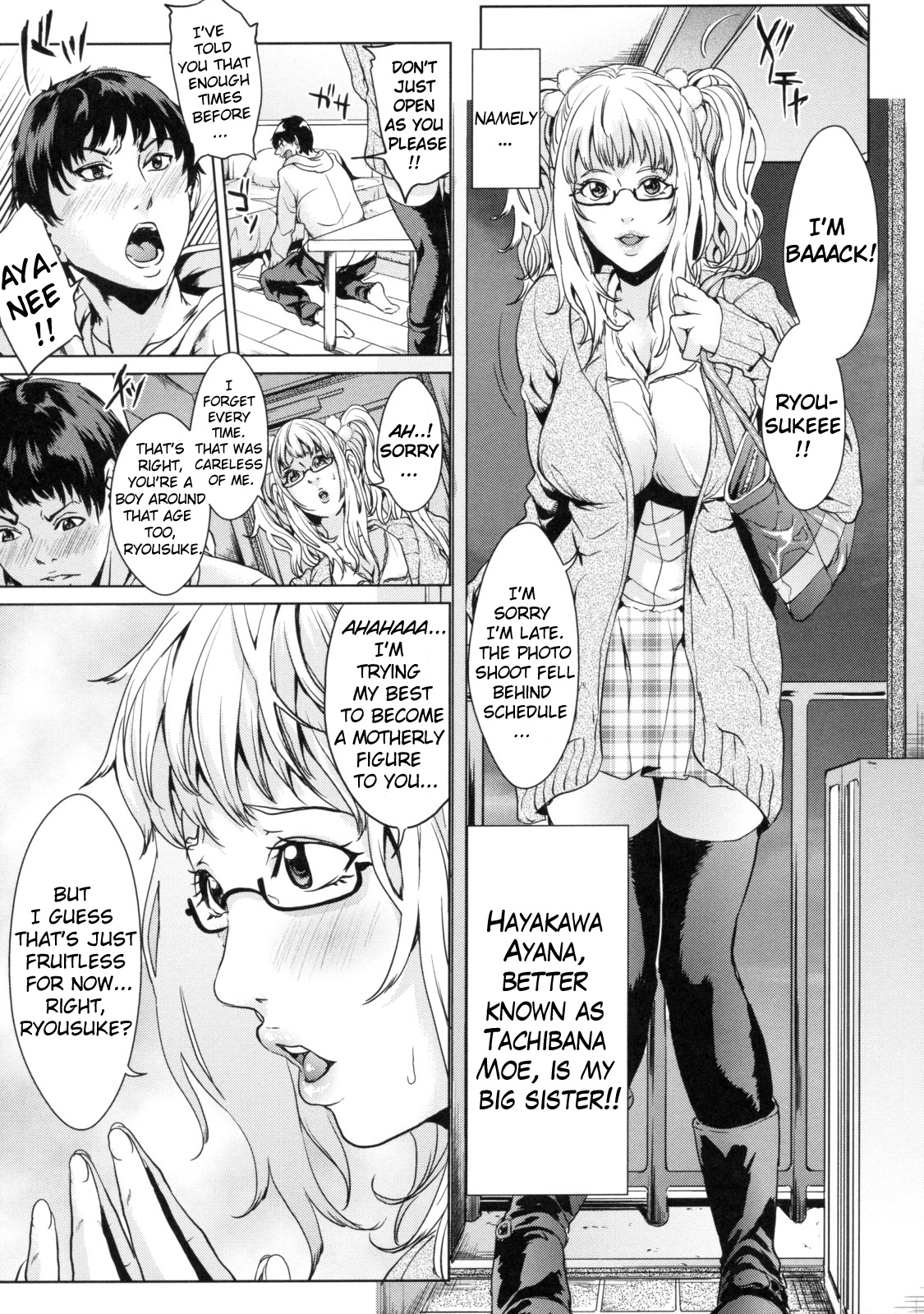[舞六まいむ] お姉ちゃはアイドル 全4話 [英訳]