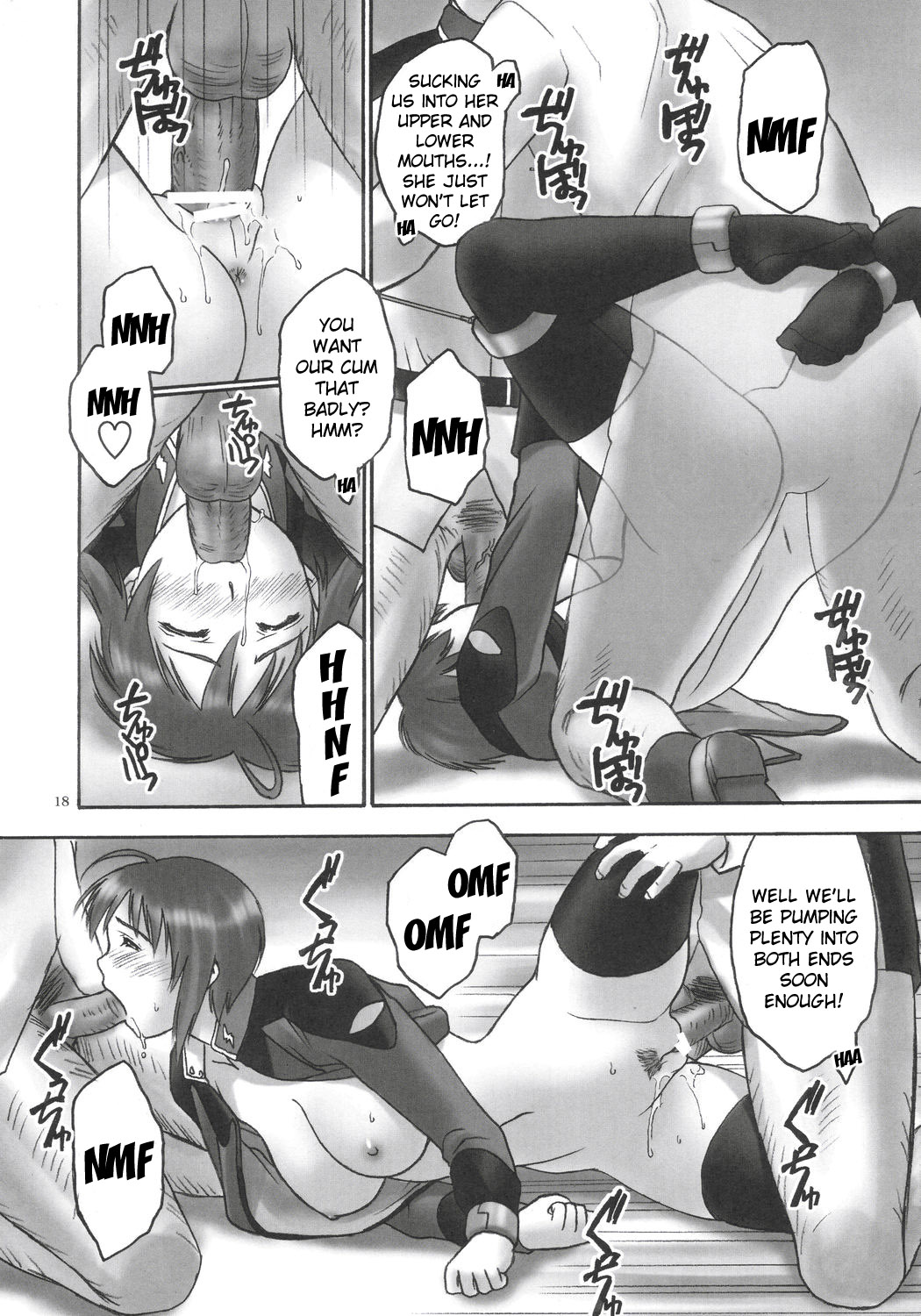 (C68) [へらぶな (いるまかみり、みぶなつき)] Giant Comics 26 - Black Pants Hack Down (機動戦士ガンダムSEED DESTINY、ゼノサーガ) [英訳]