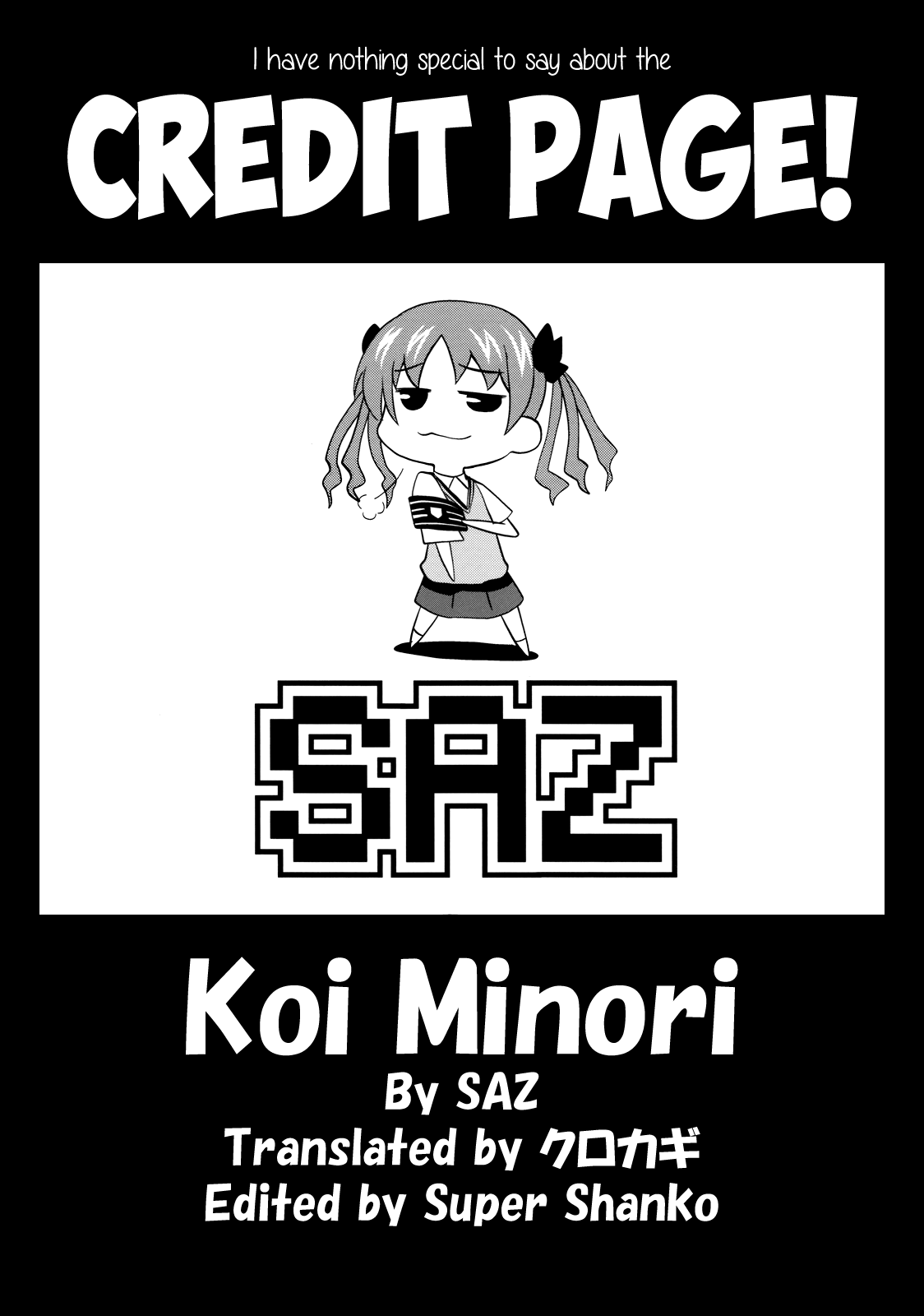 (COMIC1☆4) [SAZ (soba)] こいみのり (とある科学の超電磁砲) [英訳]