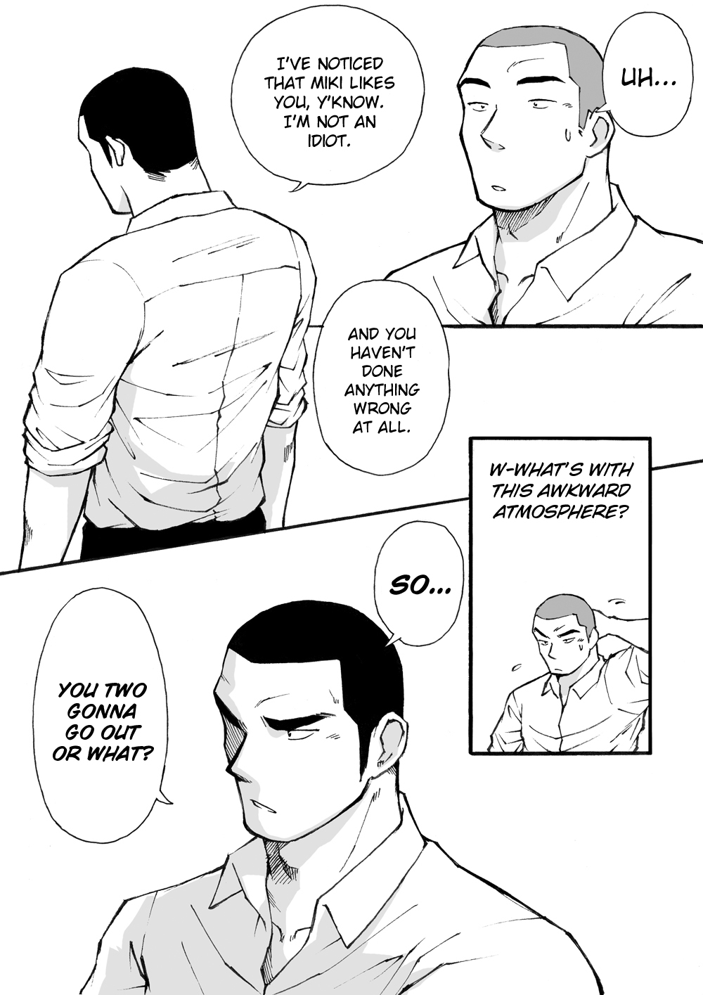 [あかはち] モテモテ野球部男【前編】 [英訳]