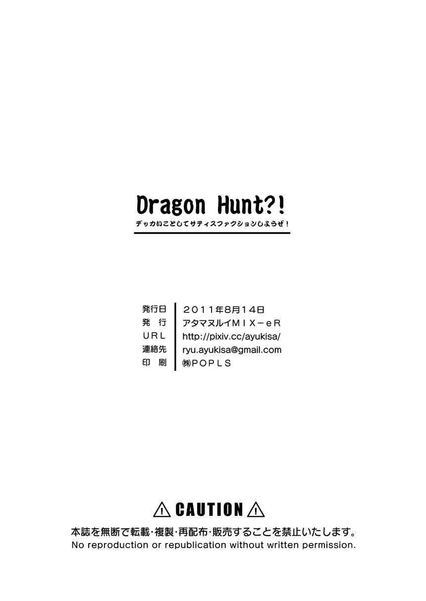 (C80) [アタマヌルイMIX-eR (アユキサ)] Dragon Hunt?!