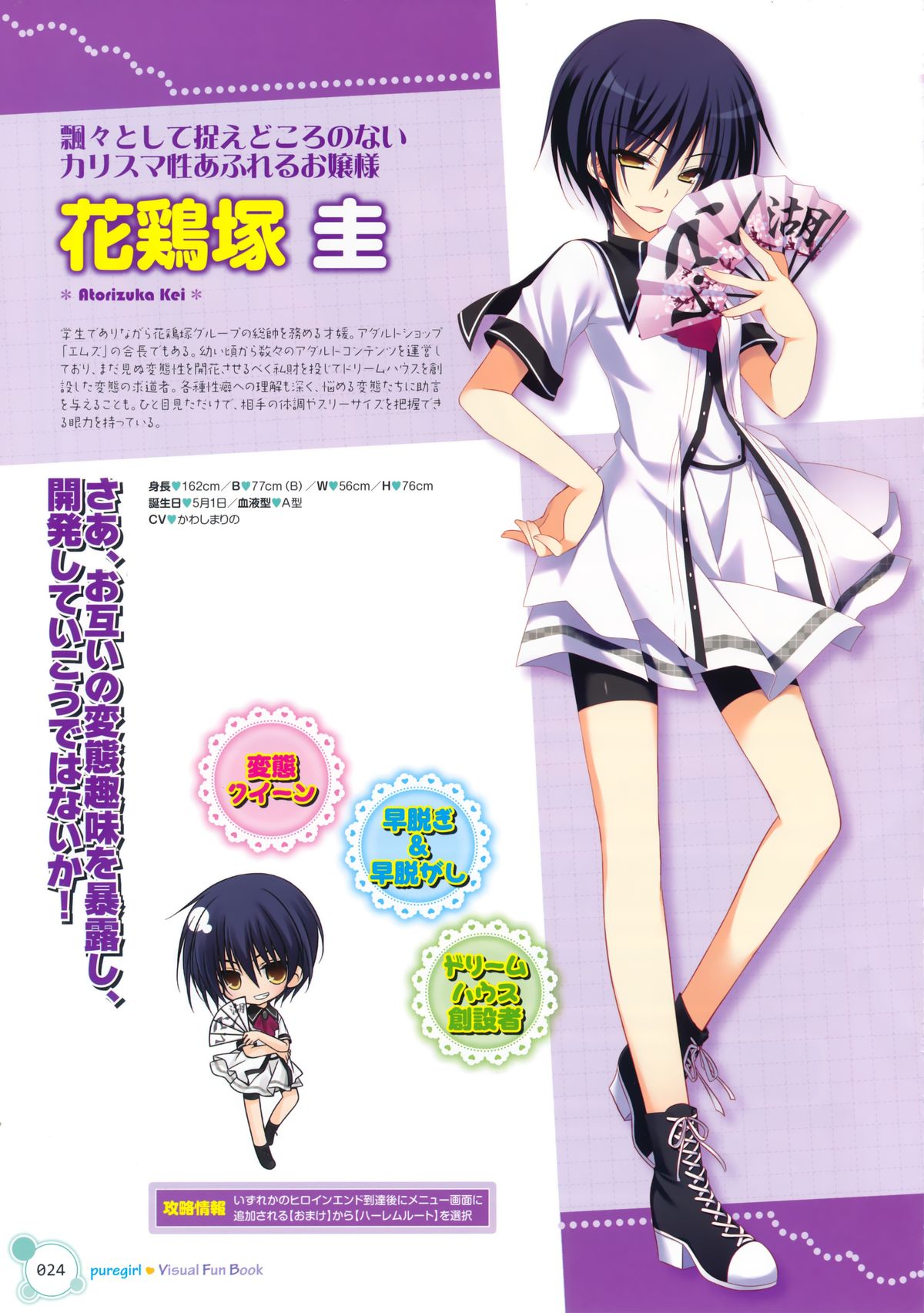 [フロントウイング] ピュアガール ビジュアルファンブック