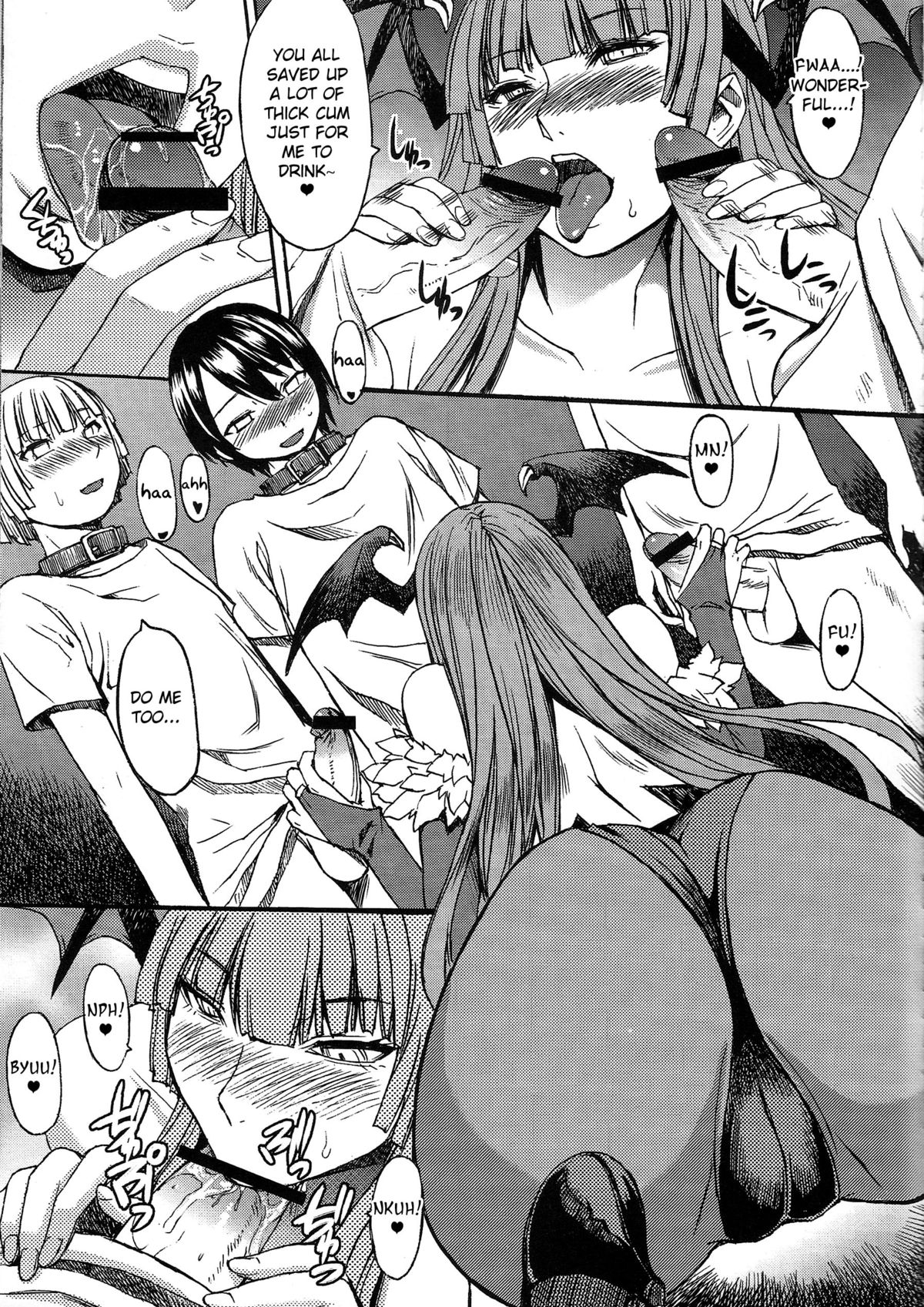 (C82) [爆乳フルネルソン (黒龍眼 )] 淫魔と少年 (ヴァンパイアセイヴァー) [英訳]